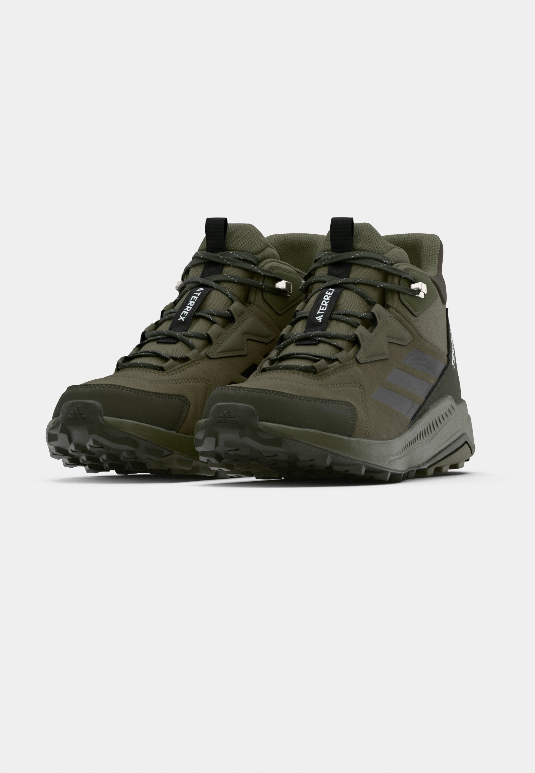ANYLANDER MID - Hiking shoes - olive strata/core black/shadow olive