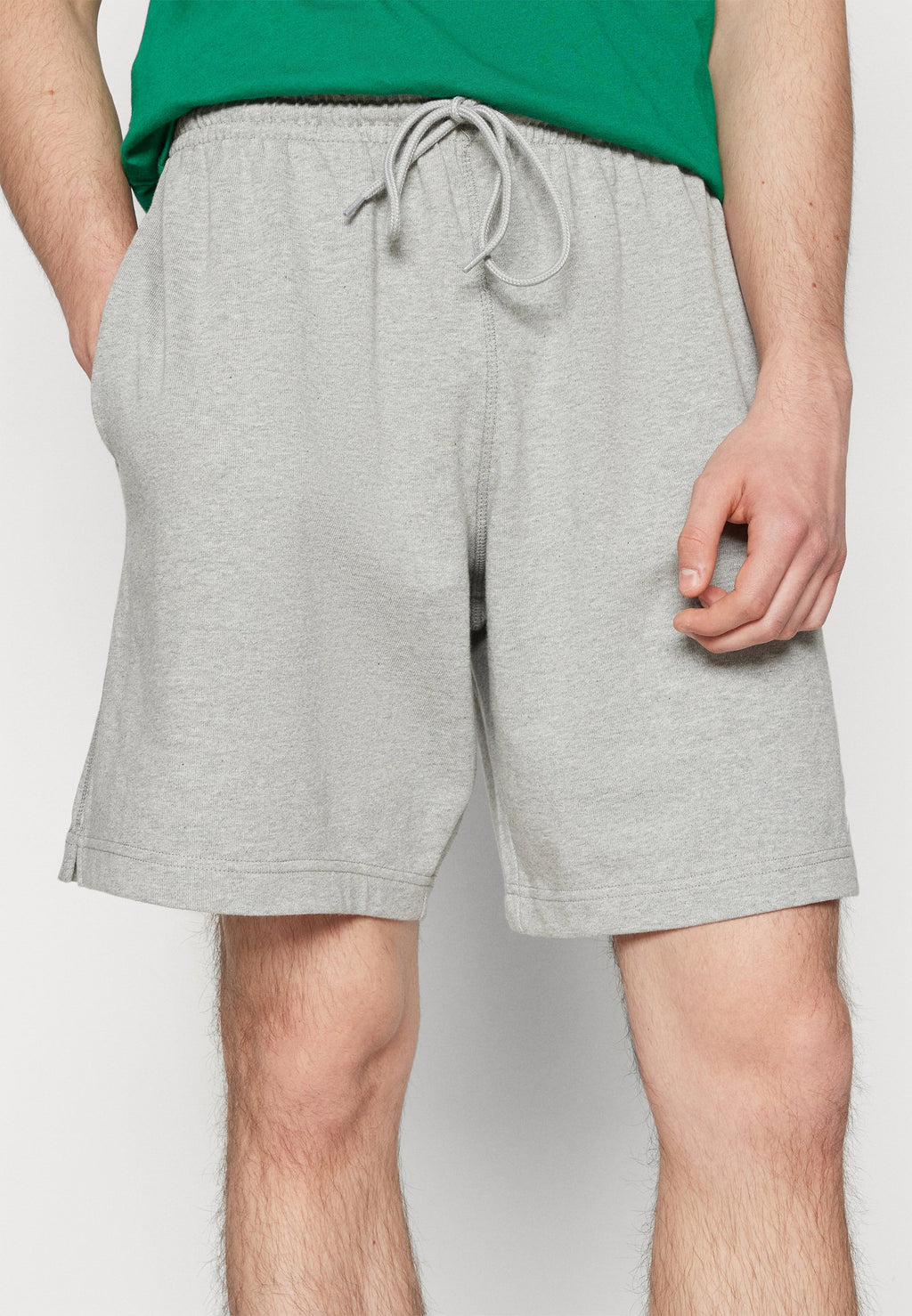 CLUB - Shorts - grey heather/white