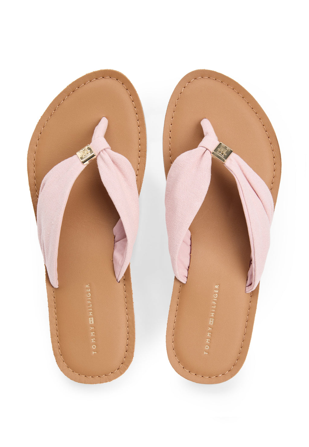 SUMMER - T-bar sandals - foggy pink