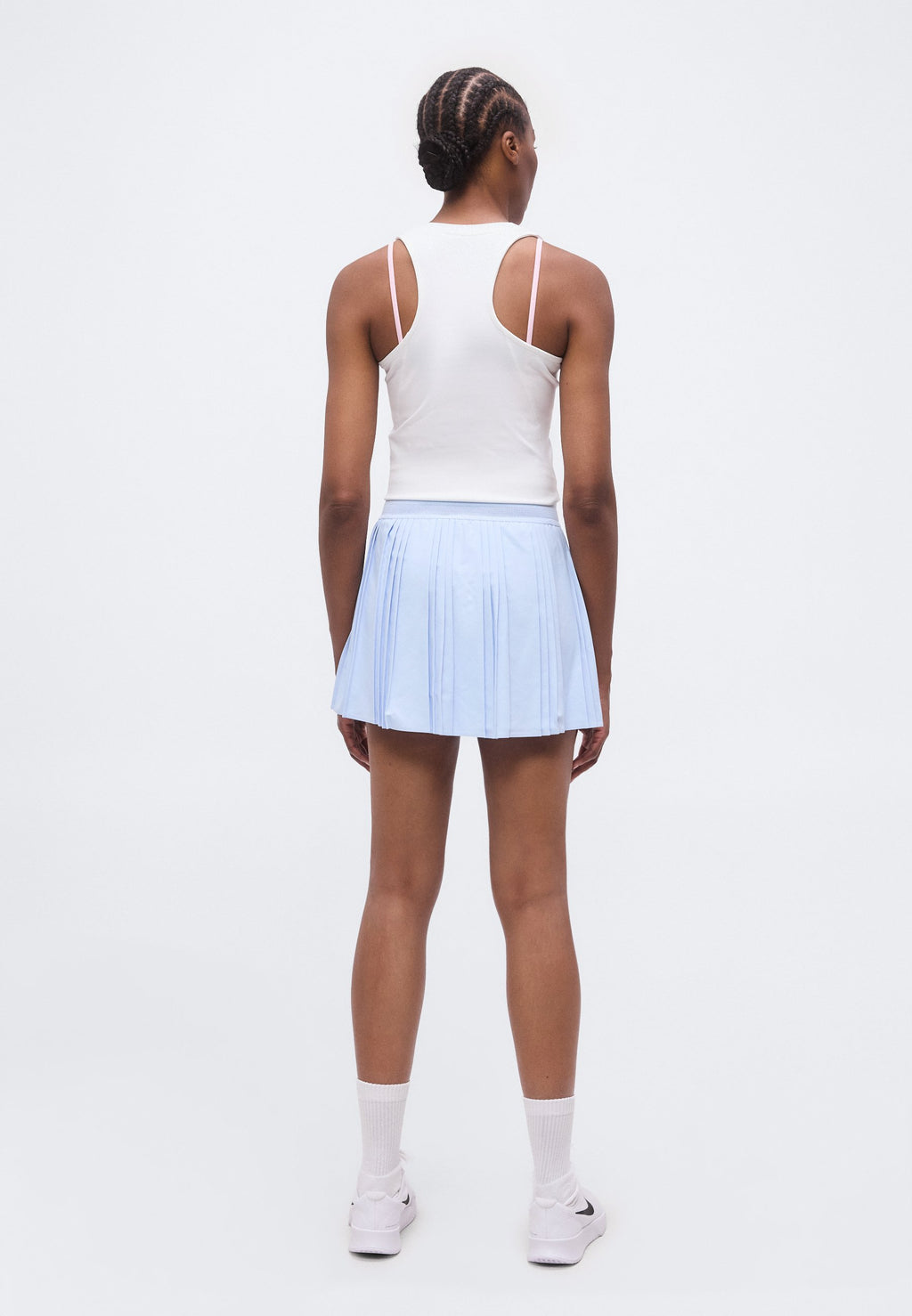 NIKECOURT ADVANTAGE ACE SKIRT PLEATED - Sports skirt - hydrogen blue/white