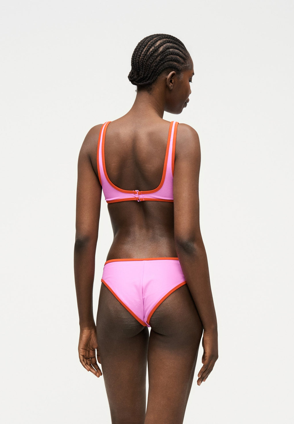 BAS DE MAILLOT DE BAIN FEMME RÉVERSIBLE - Bas de bikini - electric orchid/red