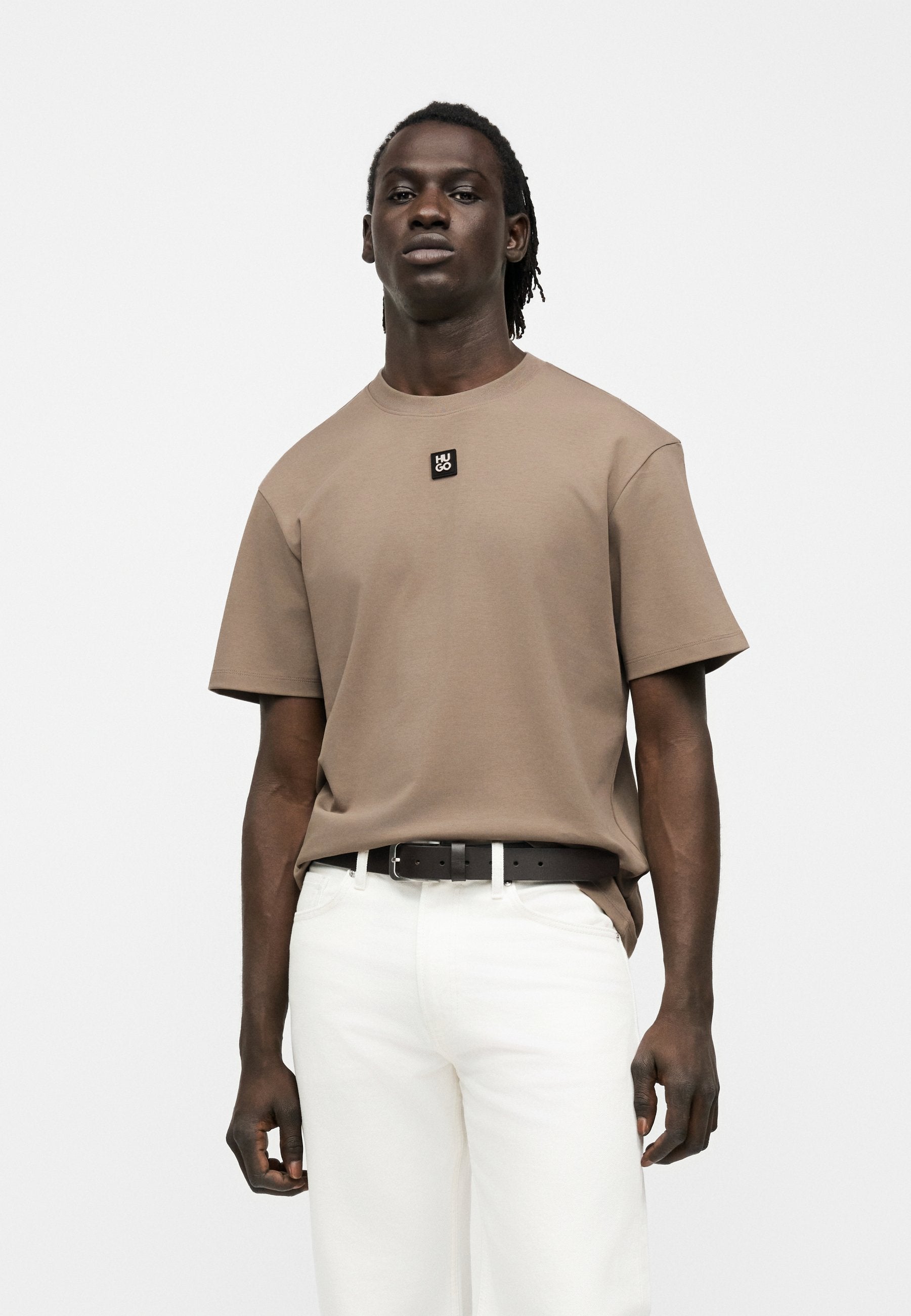DALILE - Basic T-shirt - pastel brown