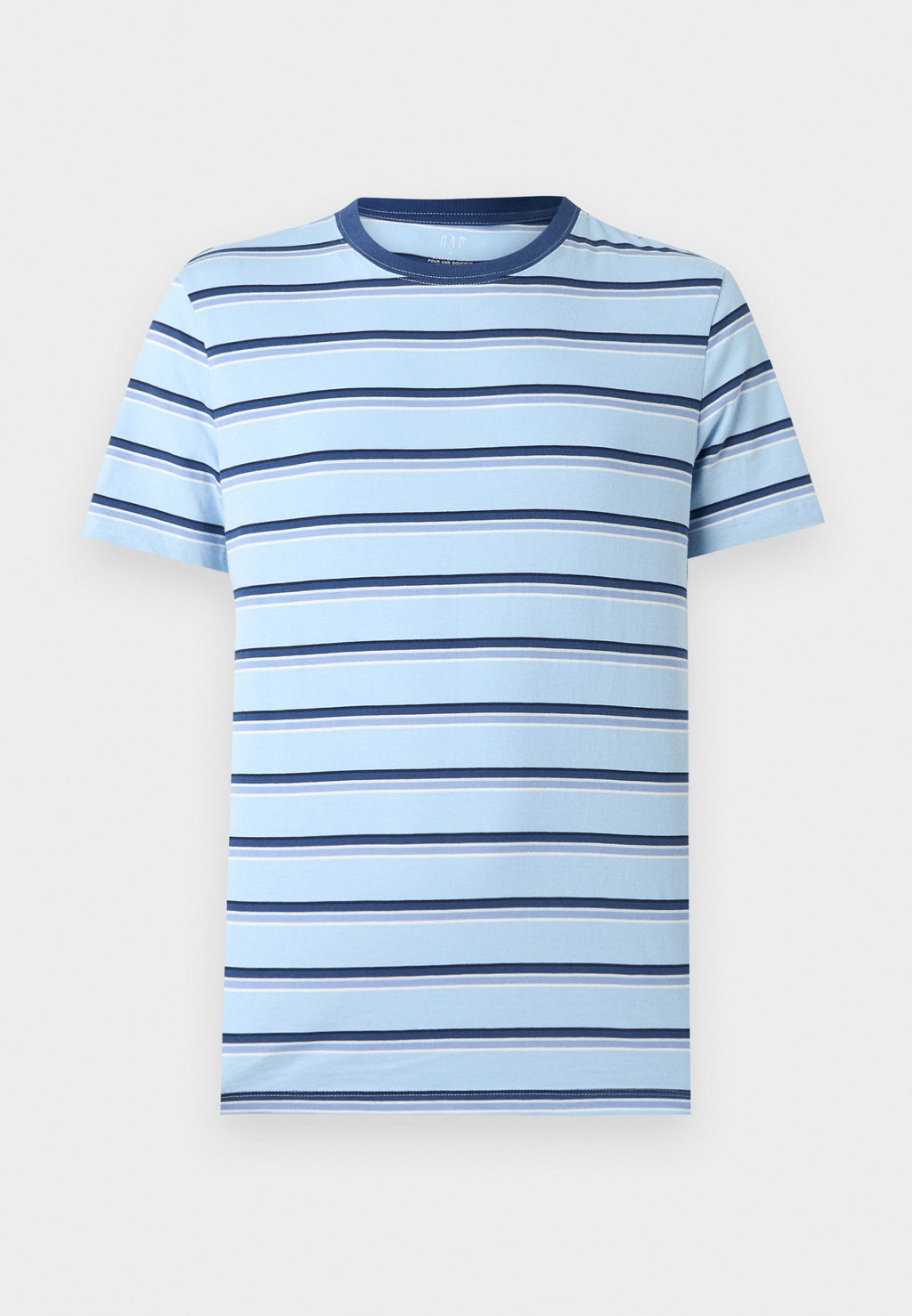 EVERYDAY CREW STRIPE - Print T-shirt - cerulean blue