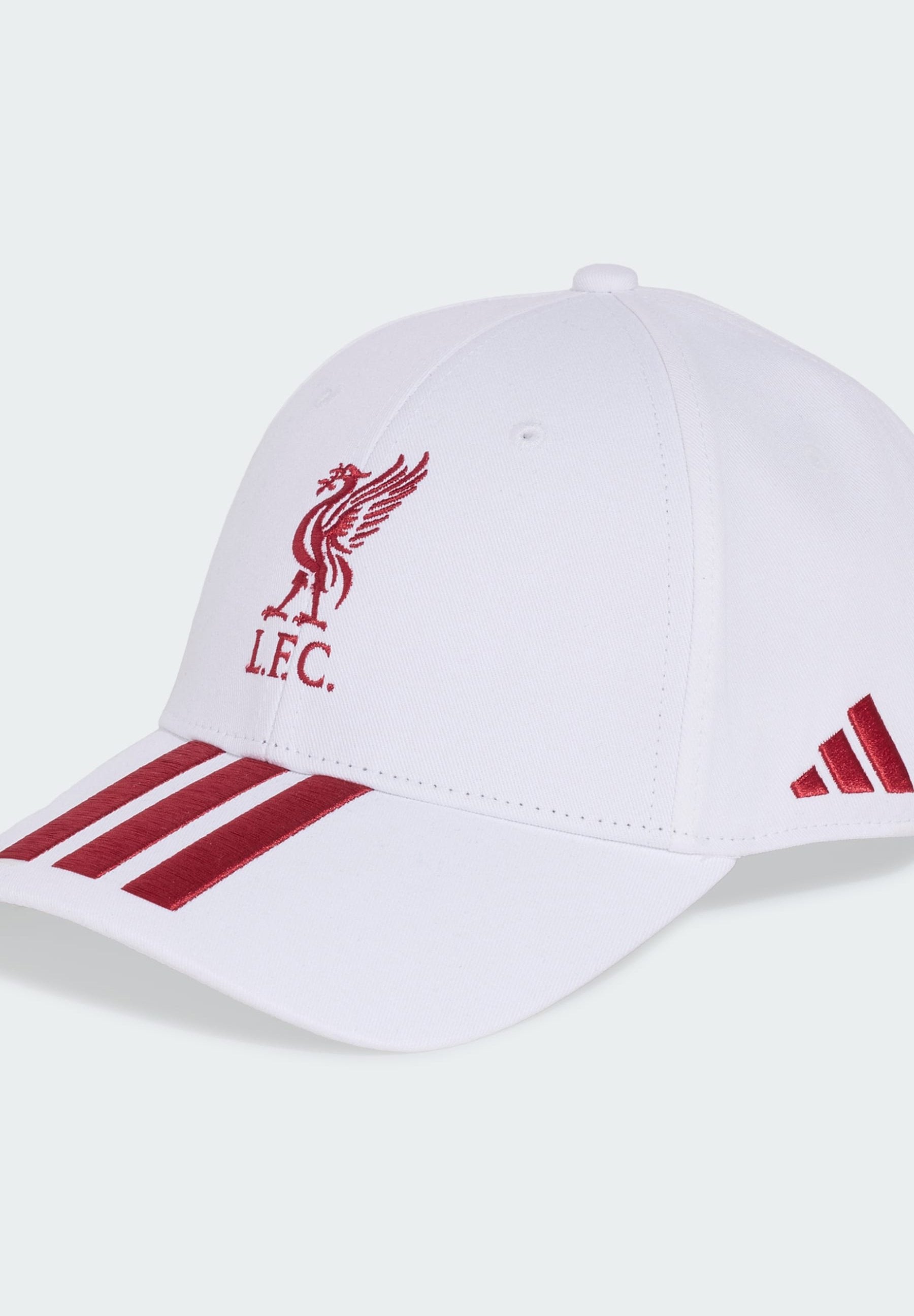 LIVERPOOL FC BASEBALL CAP UNISEX - Club wear - white   active maroon