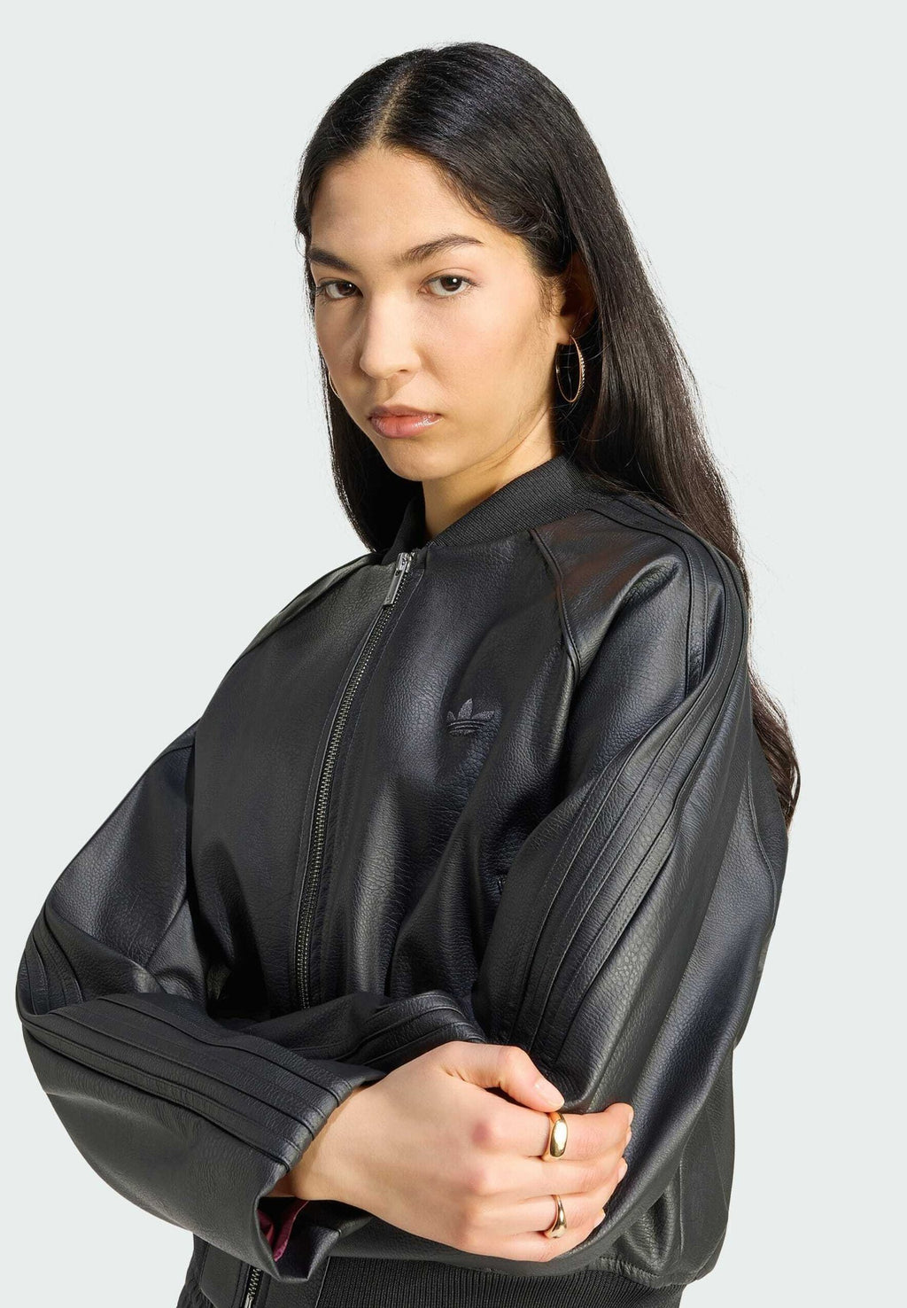 Blouson aviateur - noir   bordeaux
