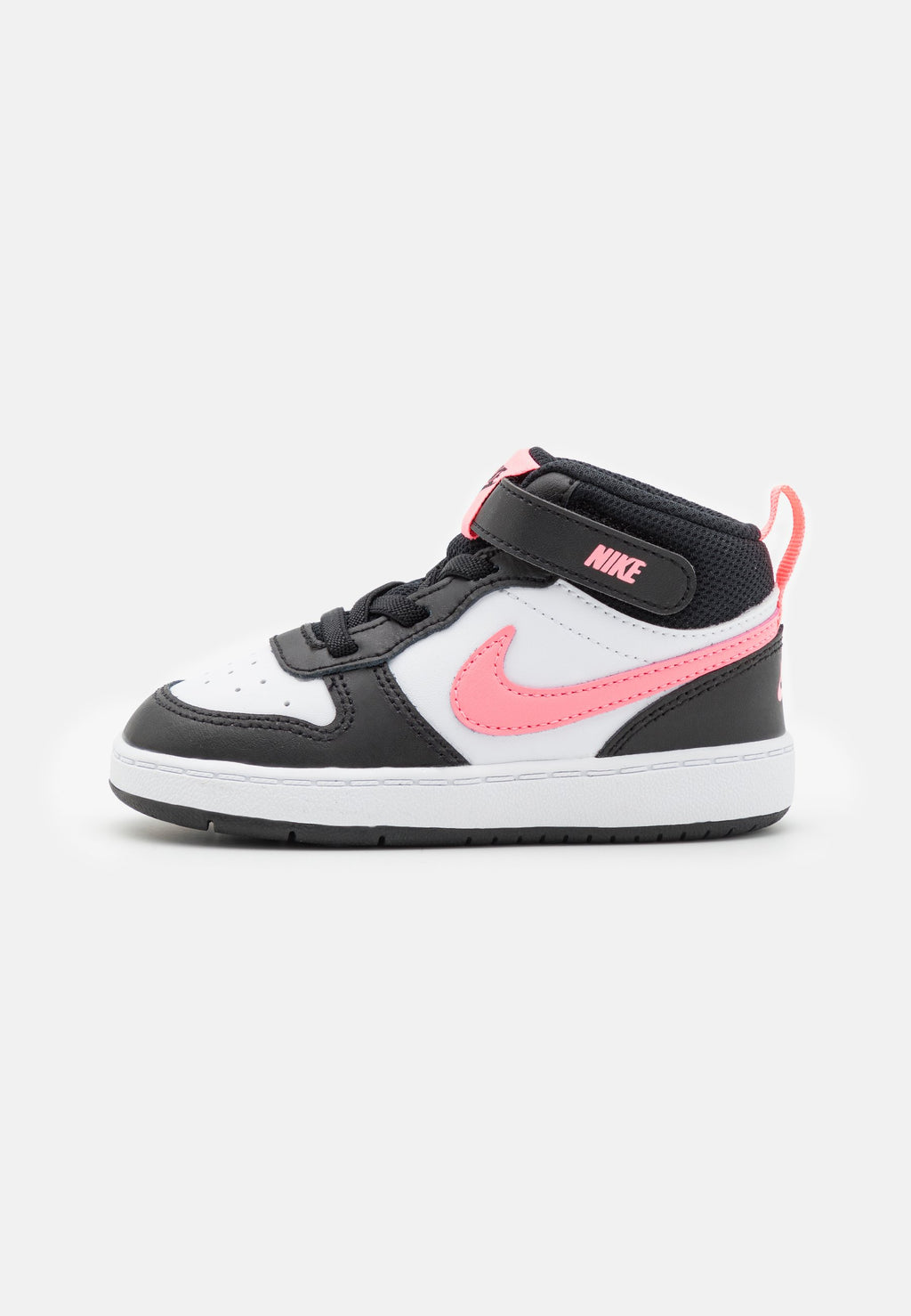 COURT BOROUGH UNISEX - Yüksek bilekli spor ayakkabı - siyah/sunset pulse/beyaz