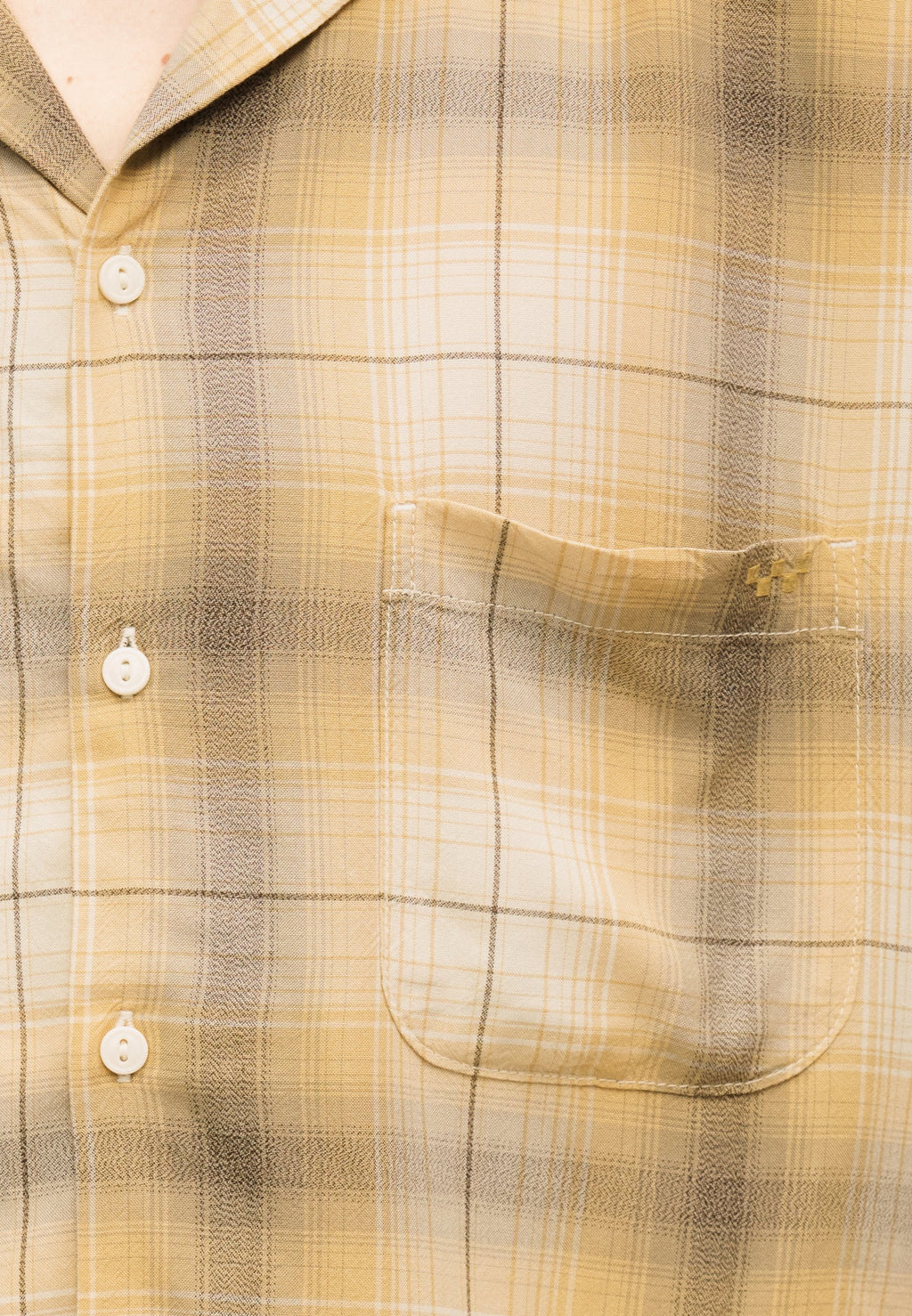PLAID CAMP - Shirt - sesame/egret