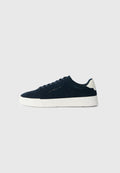 DEBOSSED LOGO SUEDE COURT TRAINERS - Trainers - desert sky