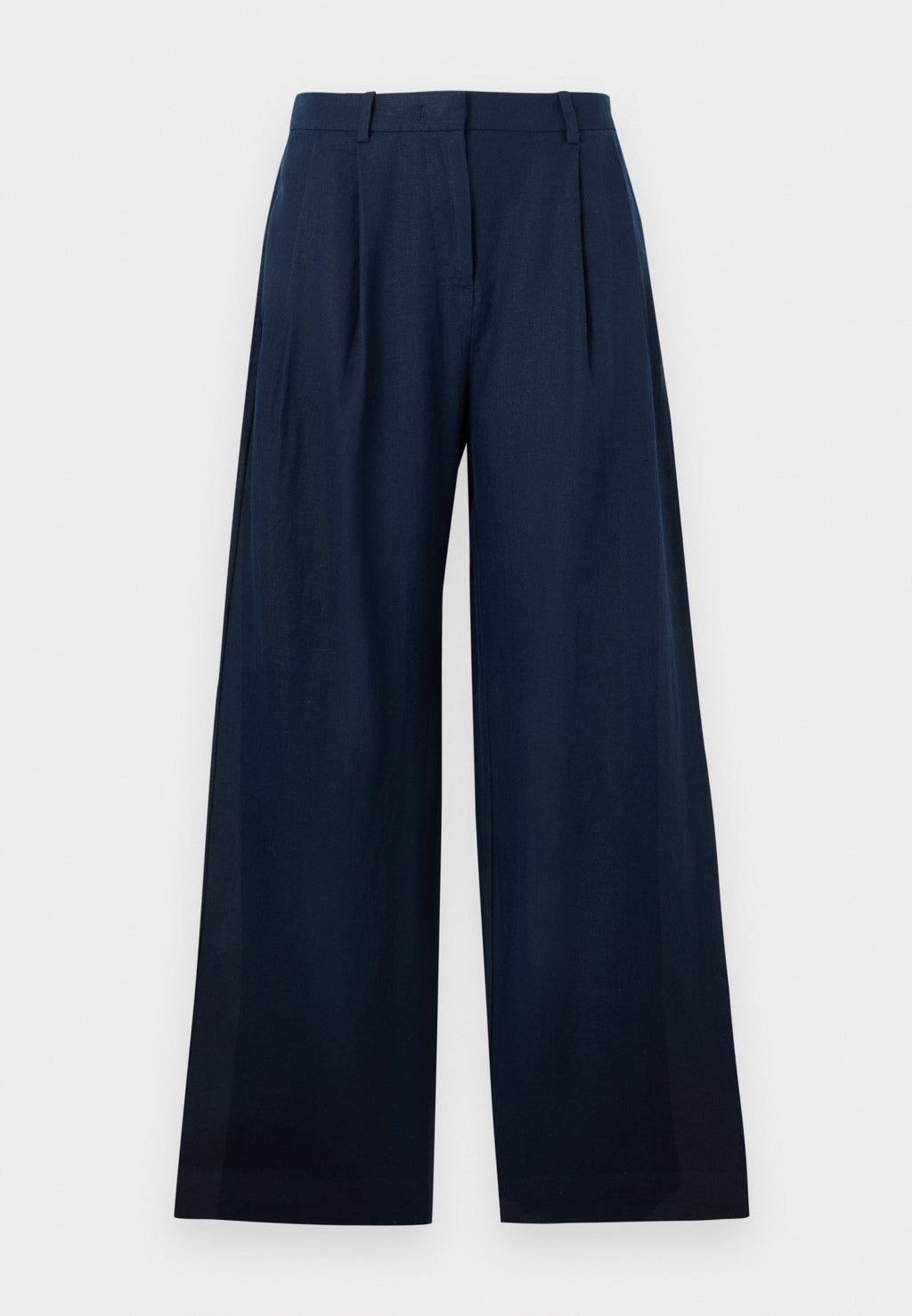 TAILORED WIDE LEG - Trousers - dark night navy