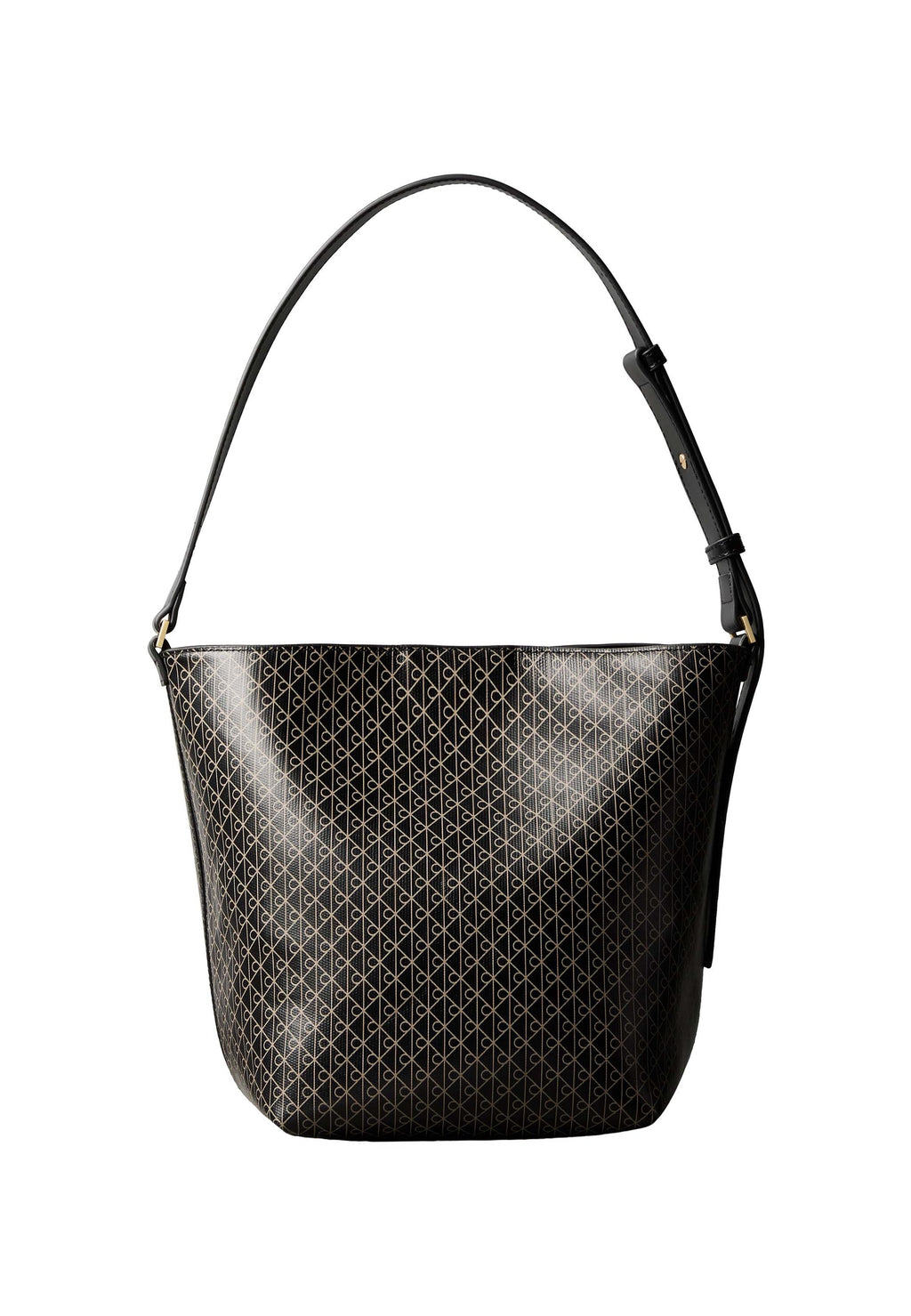 EMBLEM MEDIUM BUCKET - Handbag - black