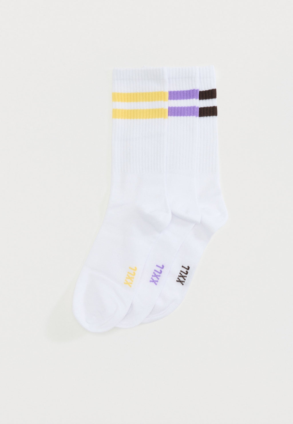 JXBASIC TENNIS SOCK 3 PACK - Socks - purple rose/seal brown/sunlight