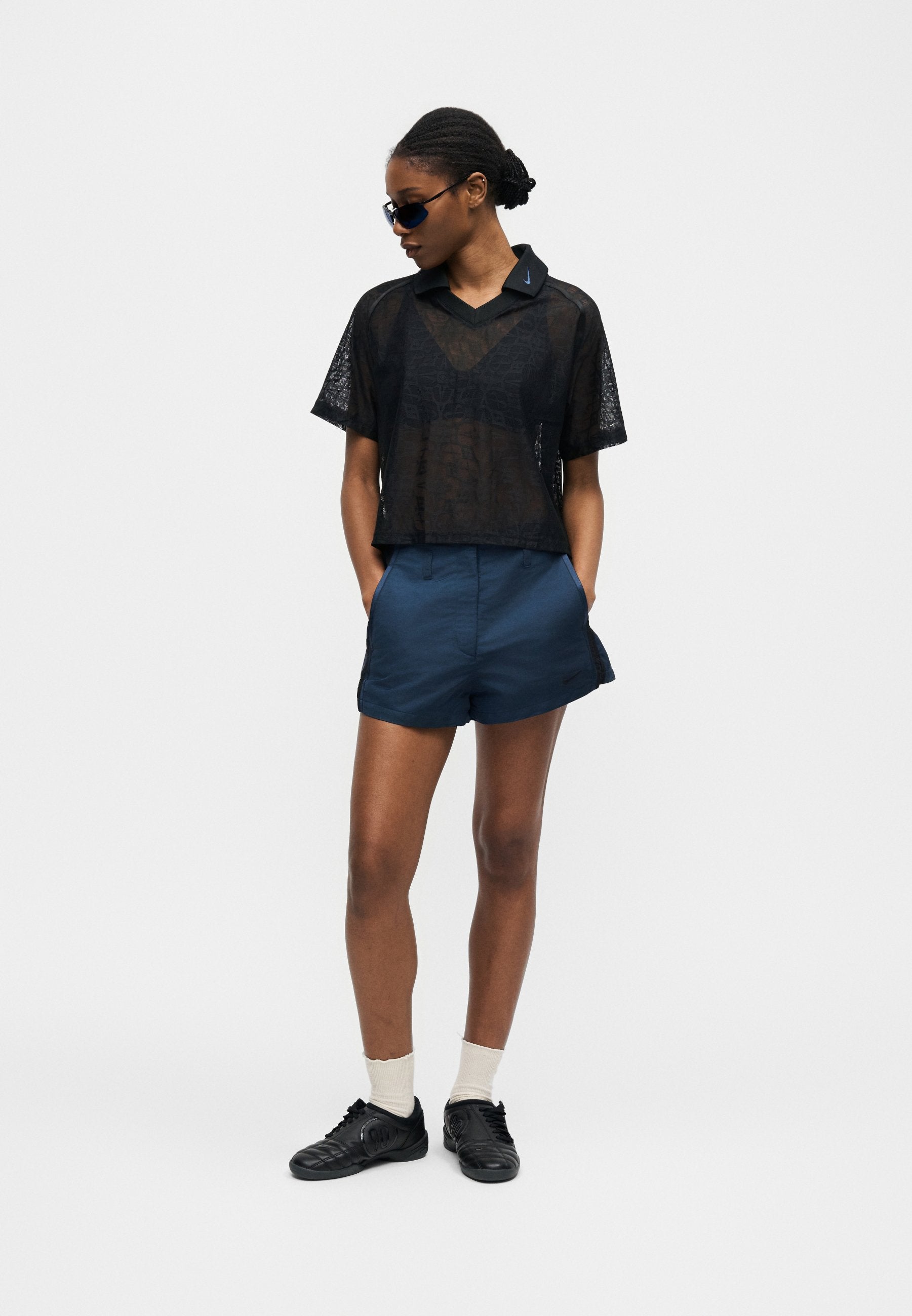STREET  - Polo shirt - black/midnight navy