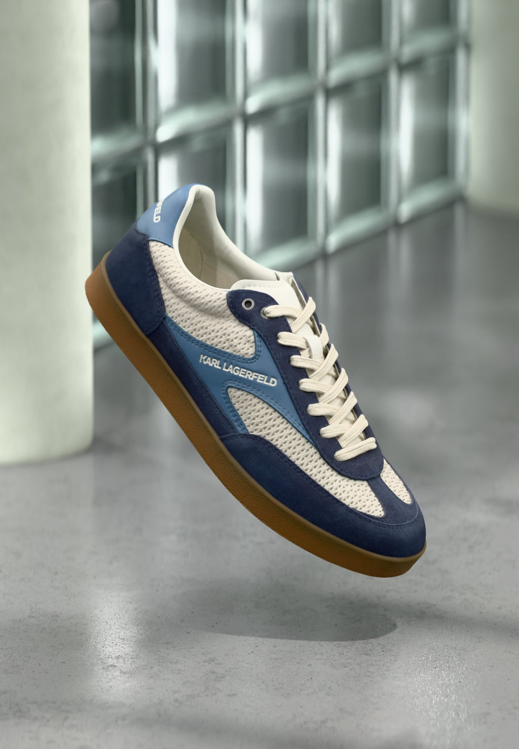 KANDIDATE LOW TOP - Trainers - navy/off white
