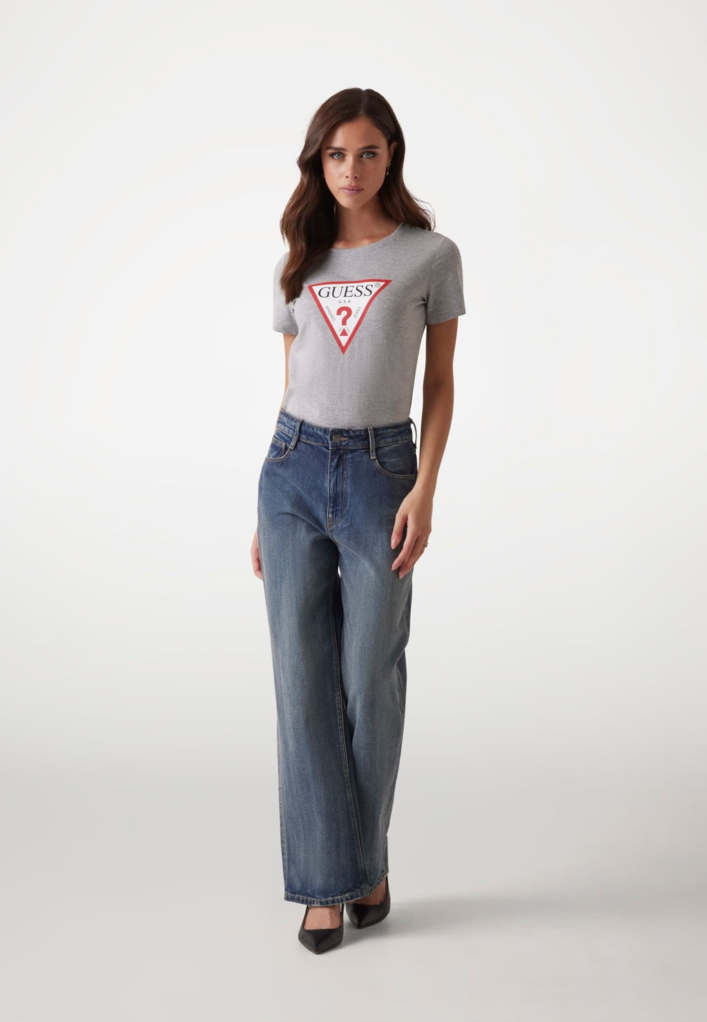 ORIGINAL TEE - Print T-shirt - grau