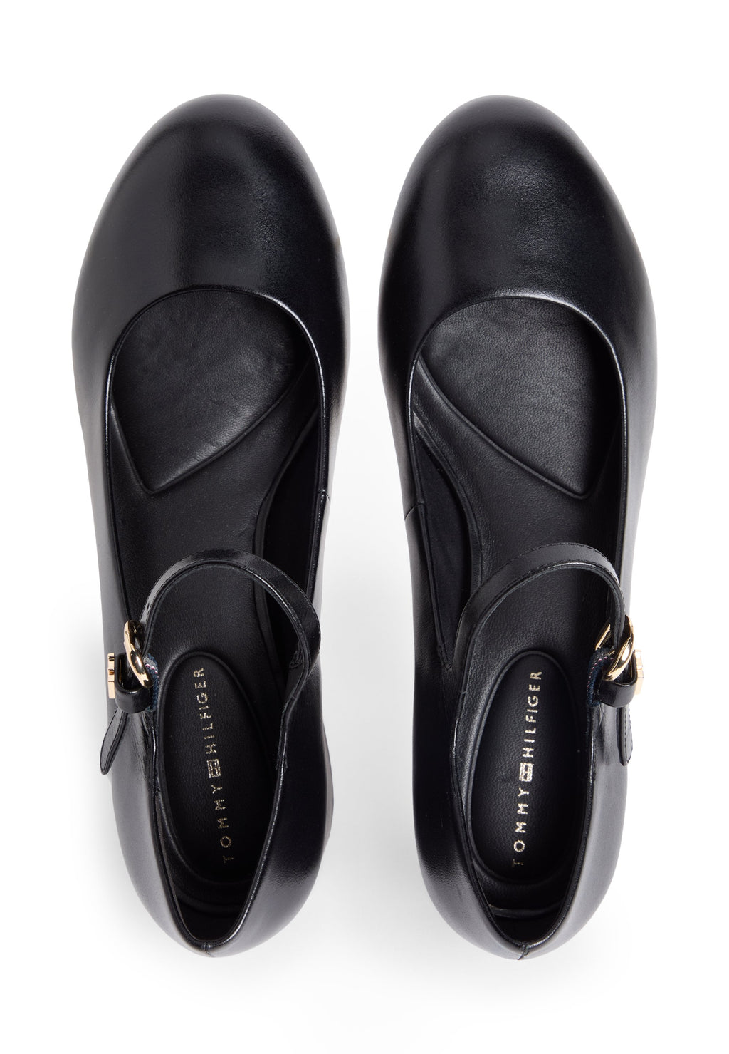 LEATHER MARY JANE BLOCK HEELS - Classic heels - black