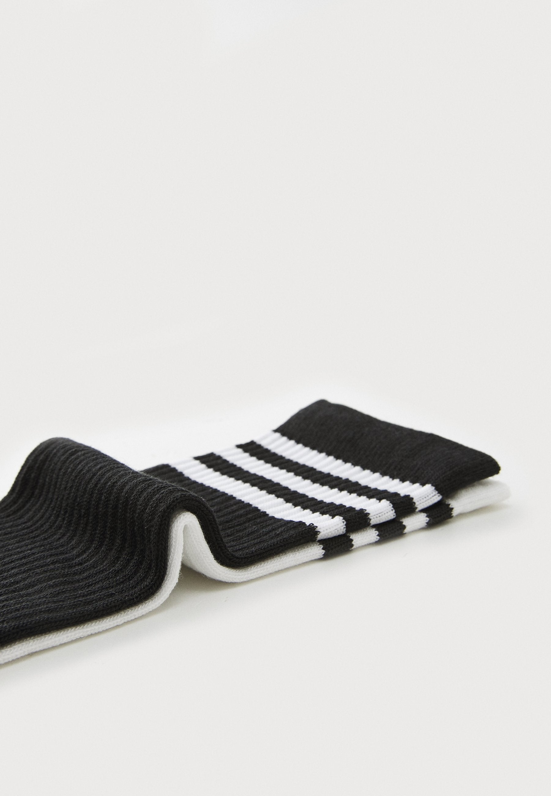 2 PACK - Knee high socks - white/black