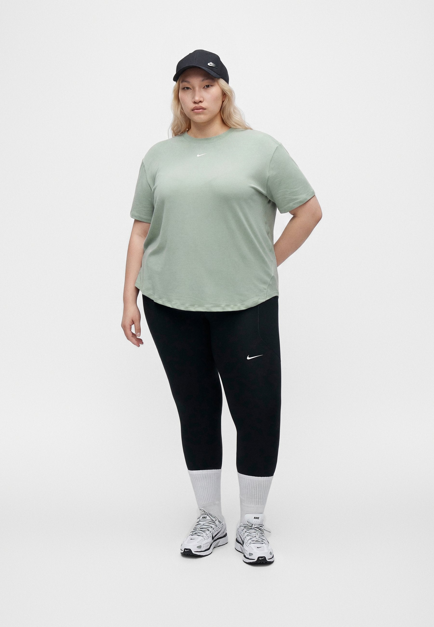 Leggings - Trousers - black/white
