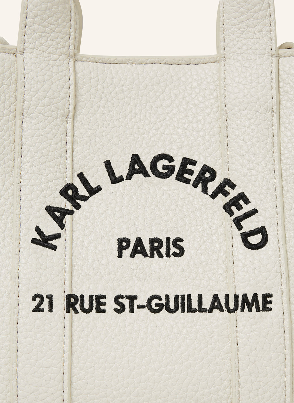 SQUARE - Handbag - off white