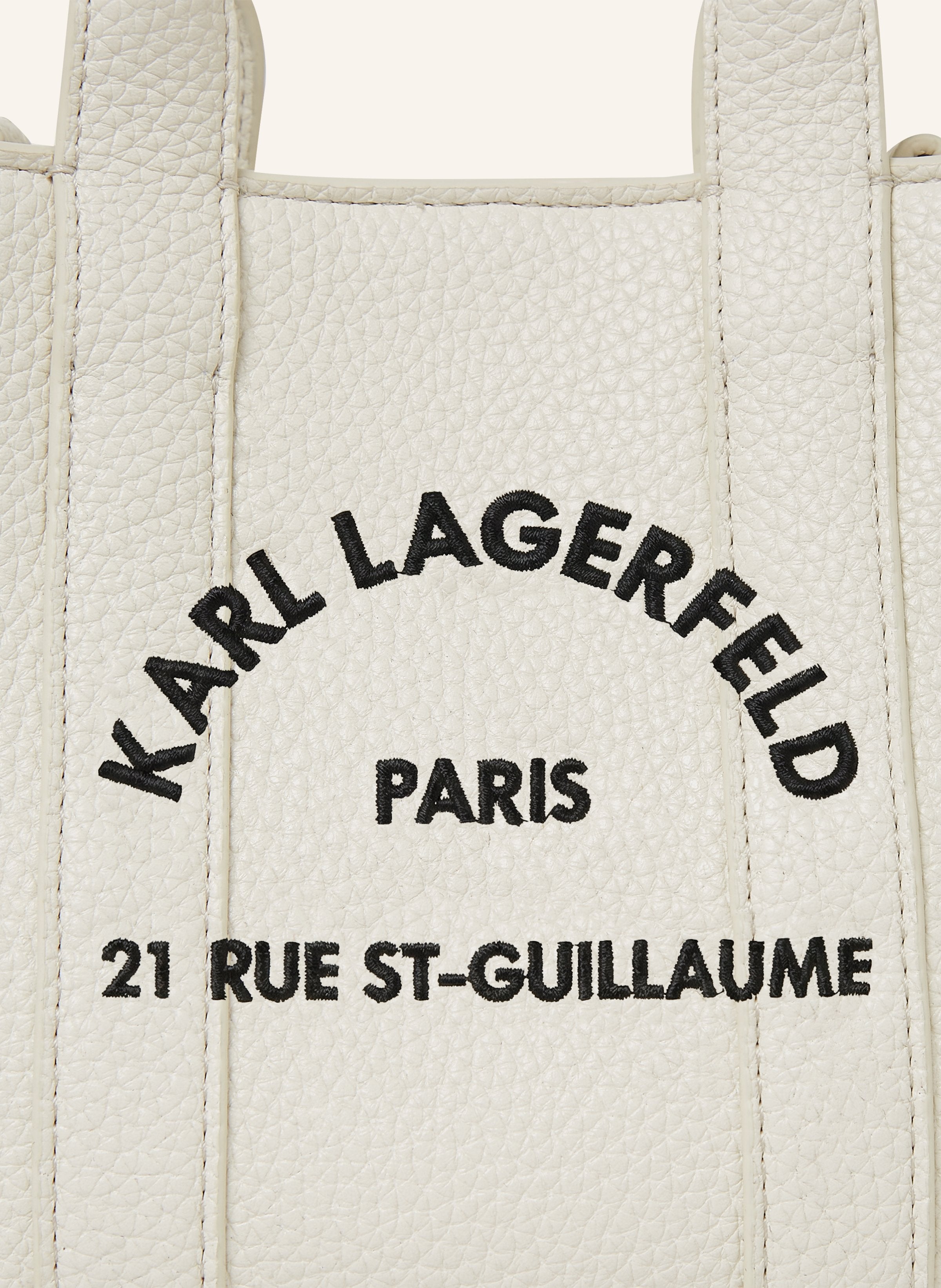 SQUARE - Handbag - off white