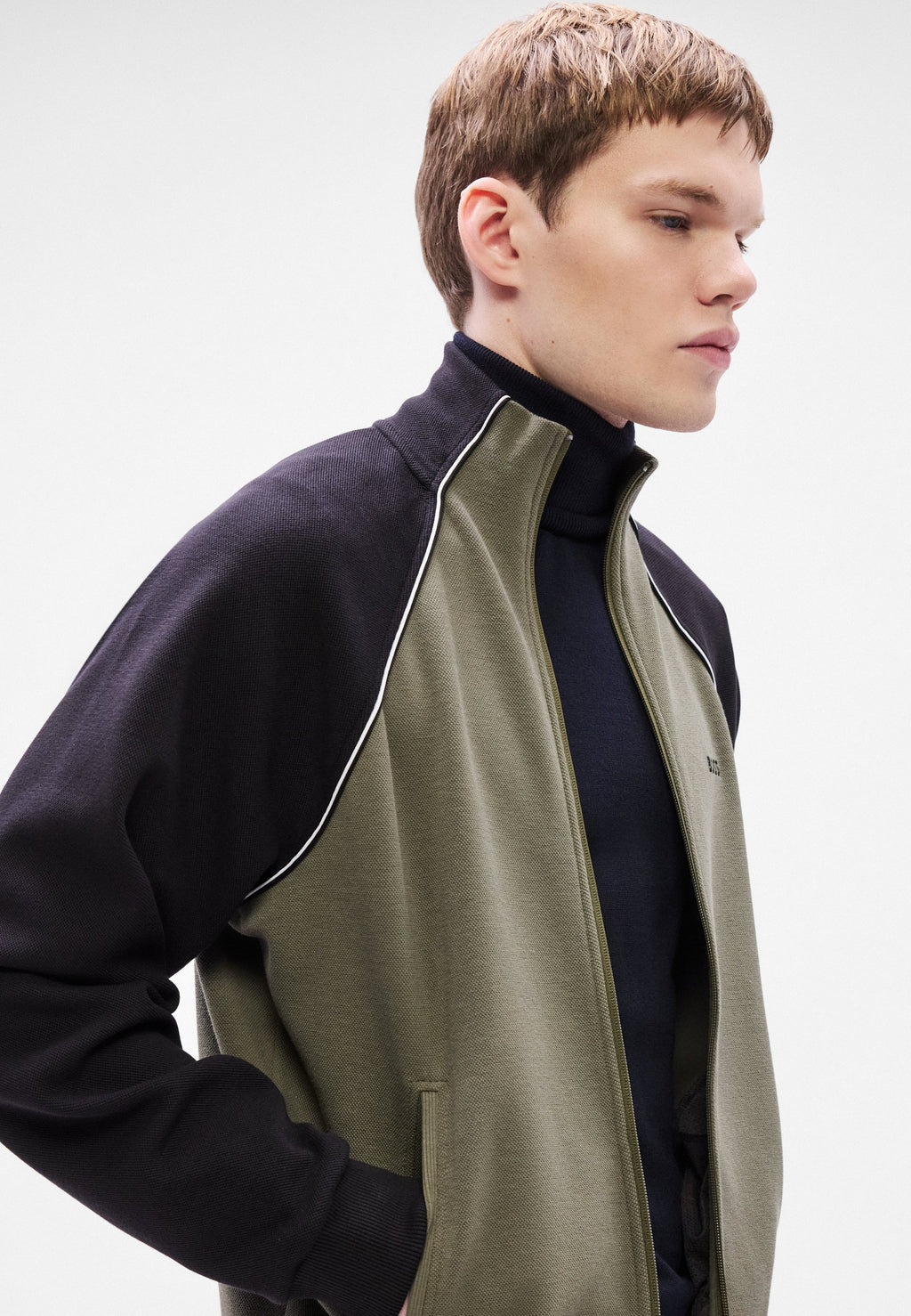 SW_JOIN SKAZ - Zip-up sweatshirt - dark beige