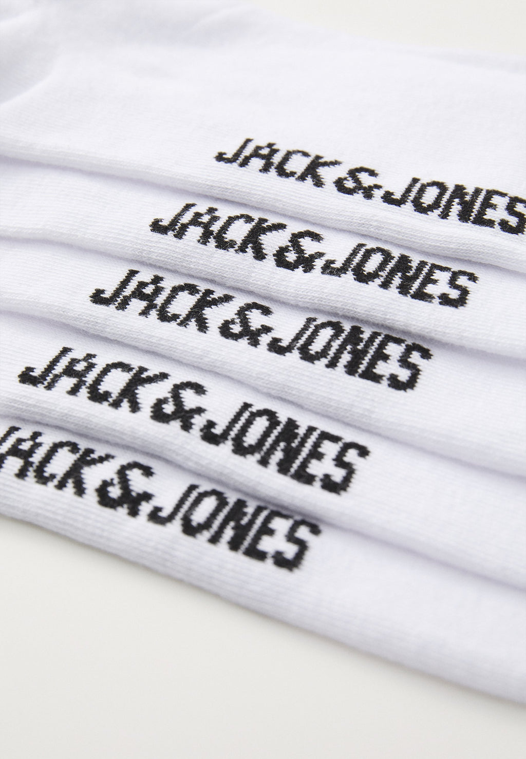 JACBASIC LOGO TENNIS SOCK 5 PACK - Socks - white