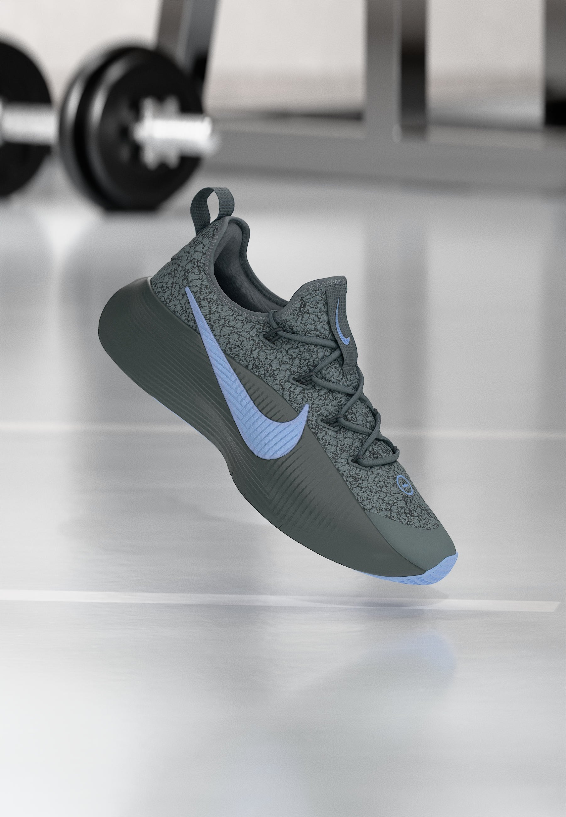 LEBRON TR 1 - Training shoe - cool grey/aluminum/iron grey