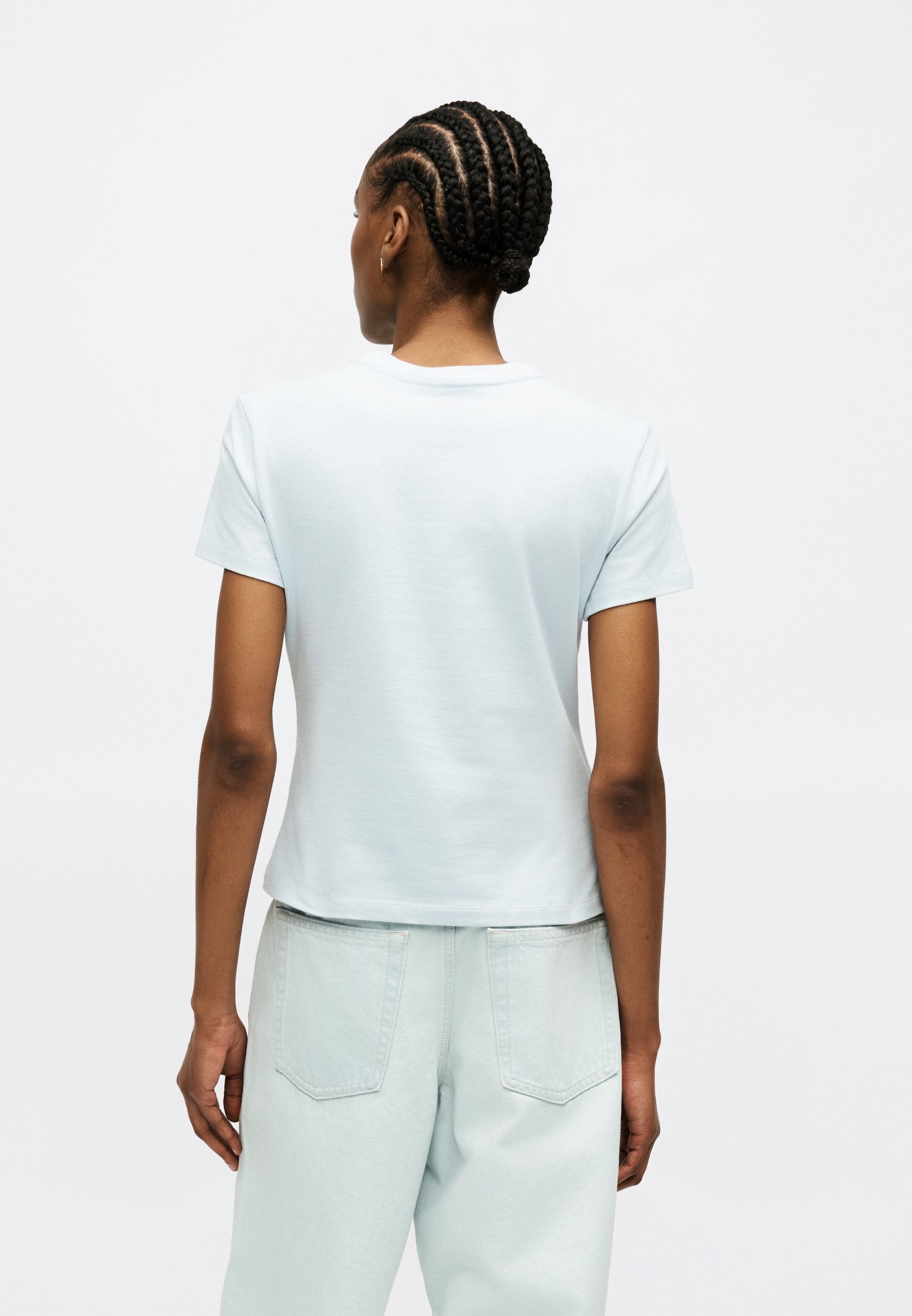 GRADIENT MONOLOGO SLIM TEE - Basic T-shirt - plein air