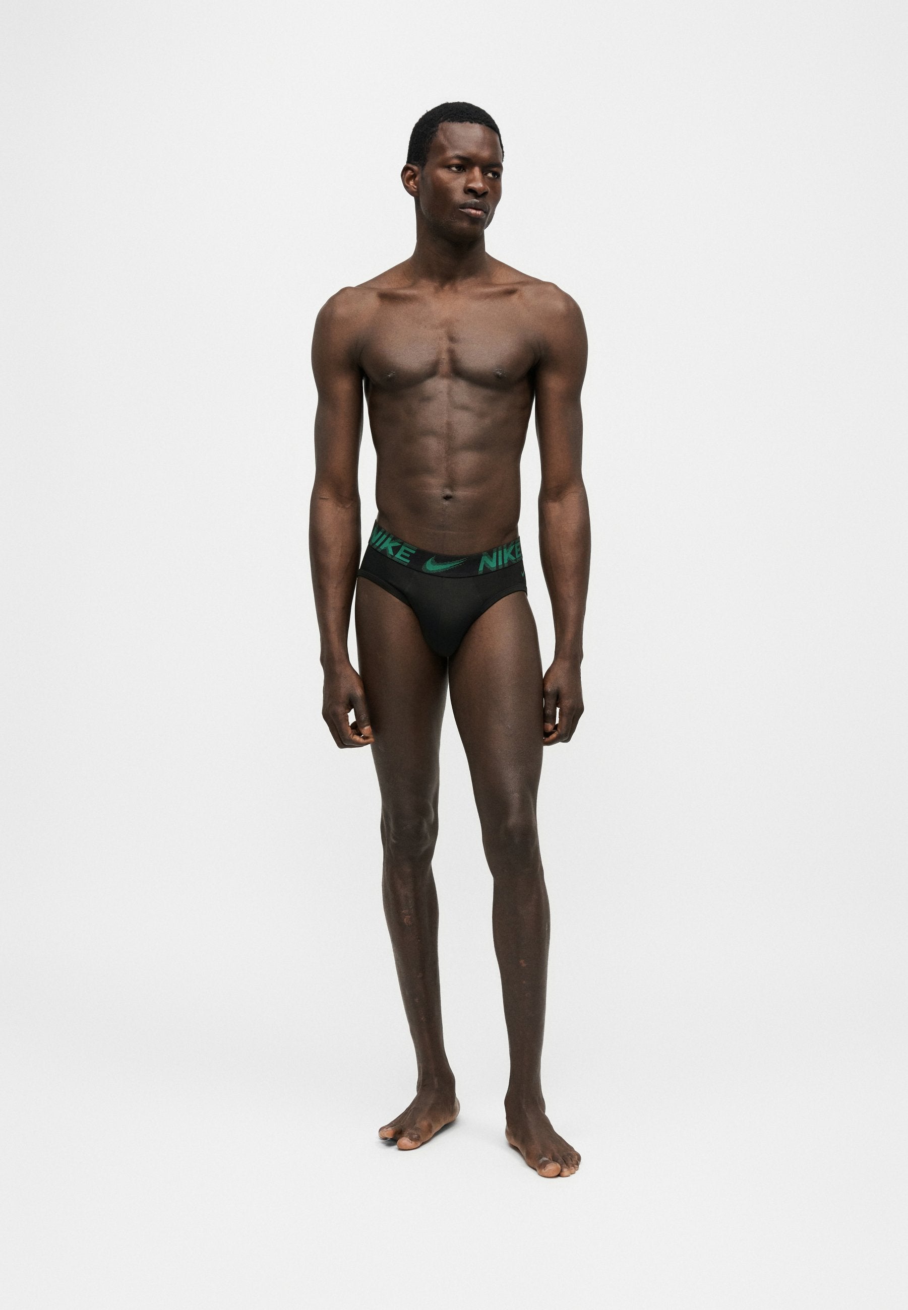 HIP BRIEF 3 PACK - Briefs - black/evergreen/yellow