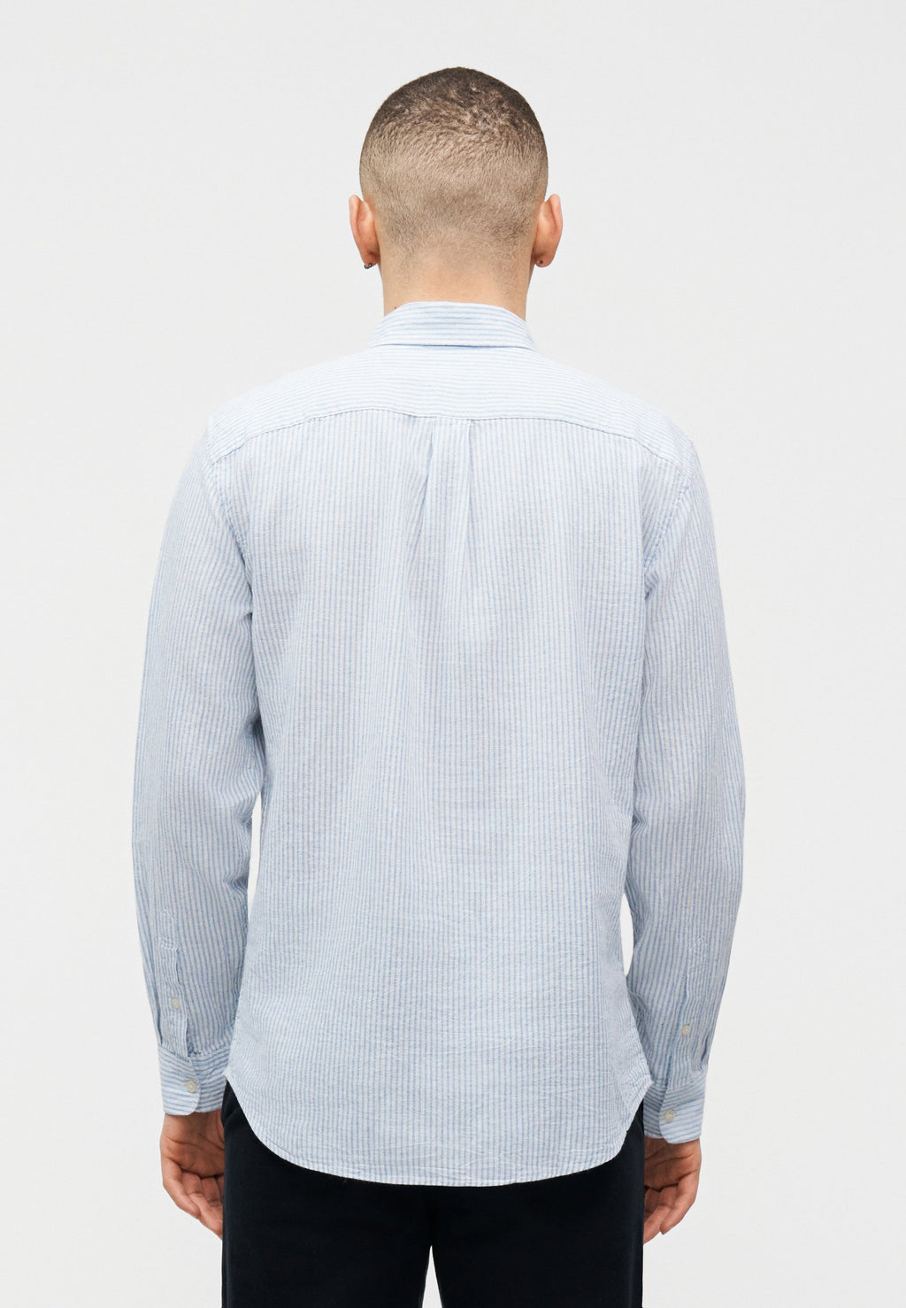 STANDARD - Shirt - white/blue