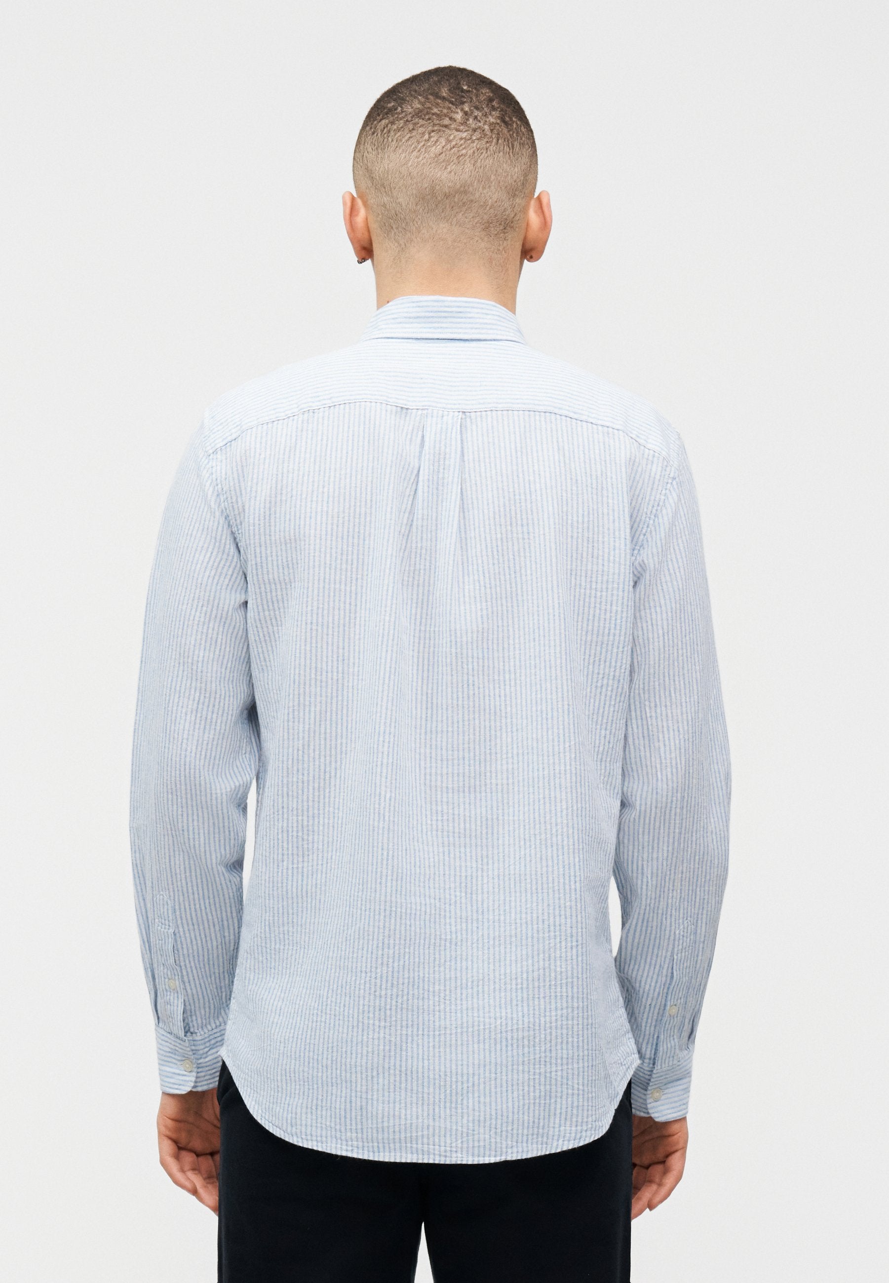 STANDARD - Shirt - white/blue