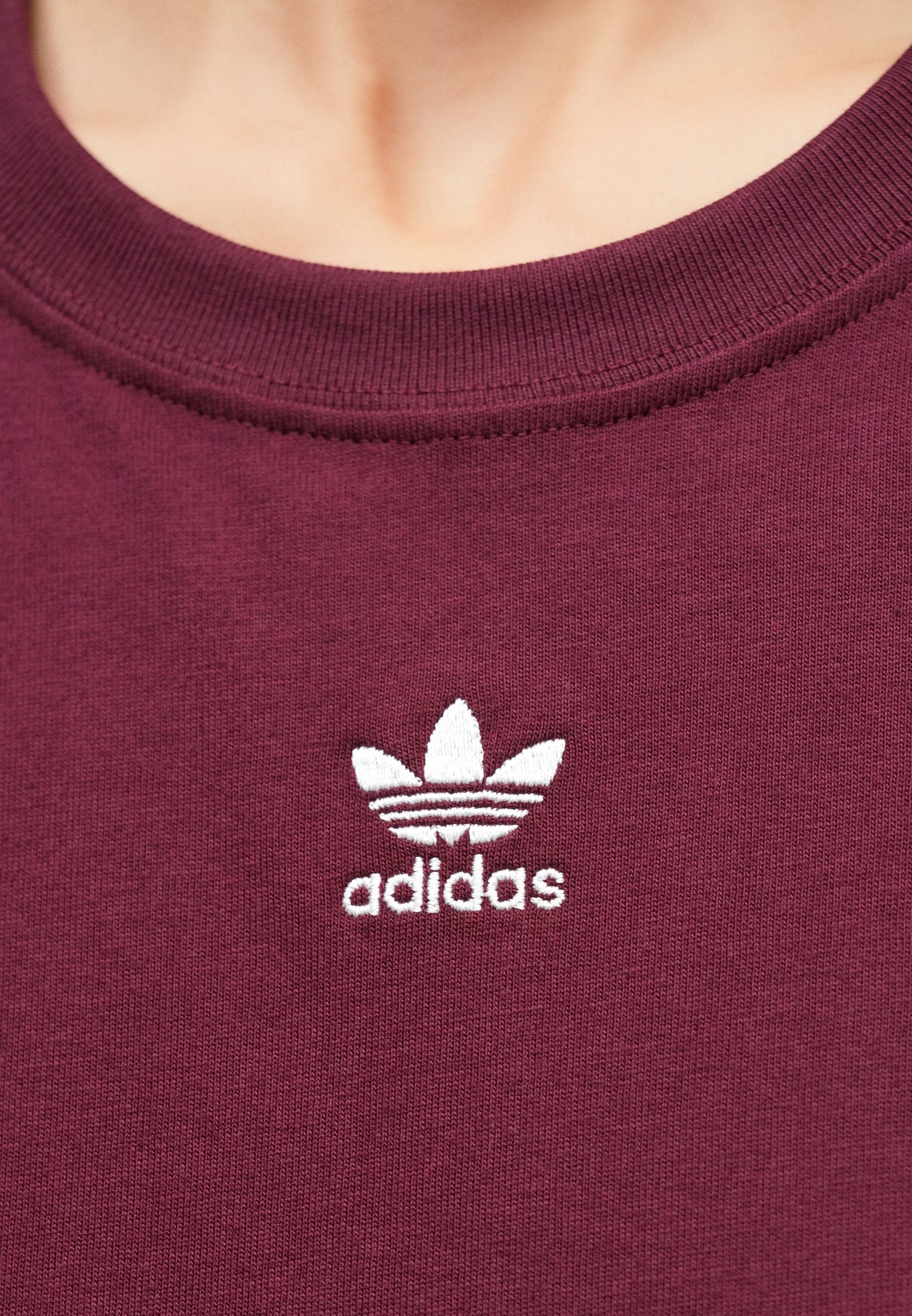 TEE - Basic T-shirt - maroon