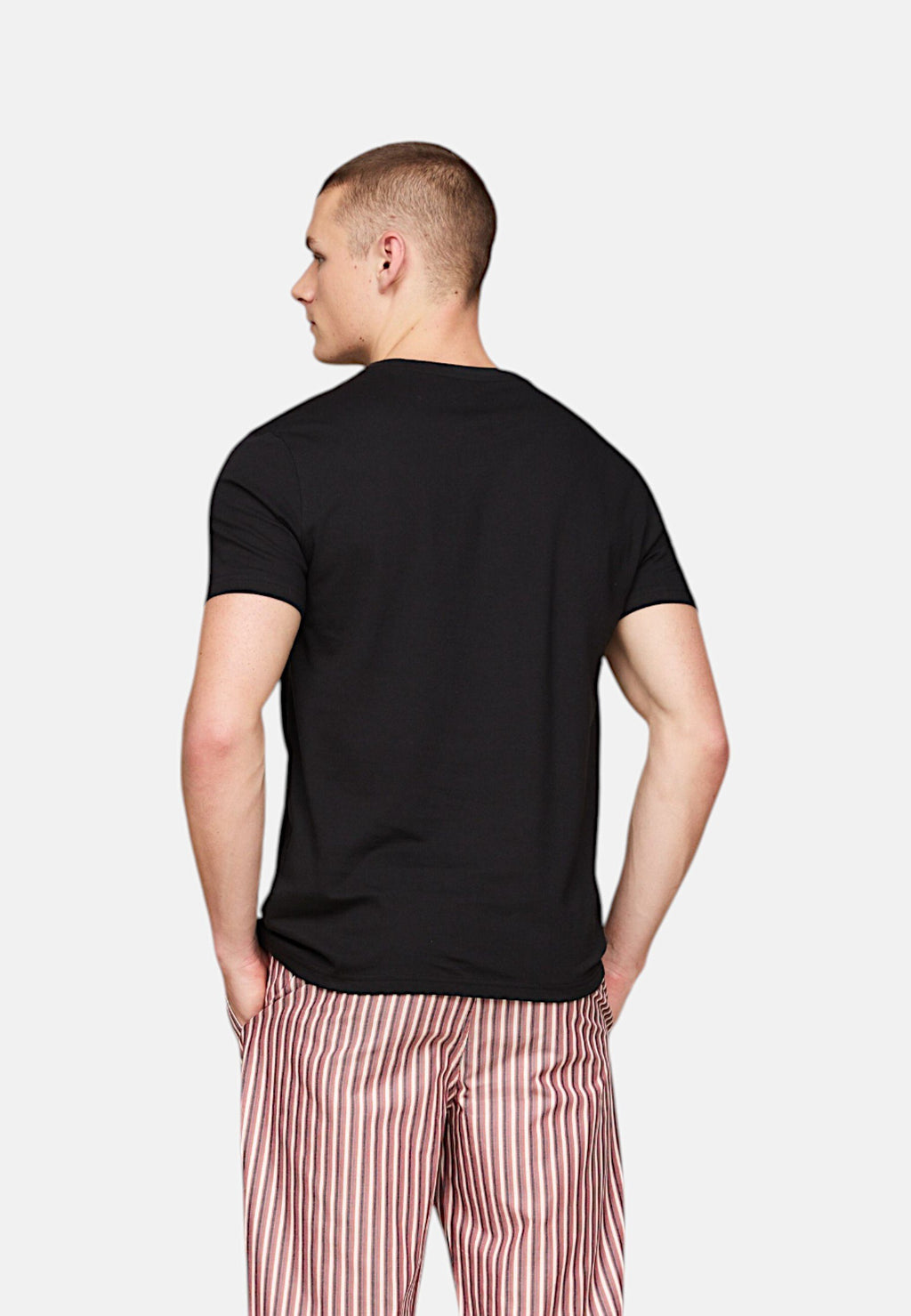 Lot de 3 t-shirts sans couture signature CTN ESS - Maillot de corps - noir noir noir