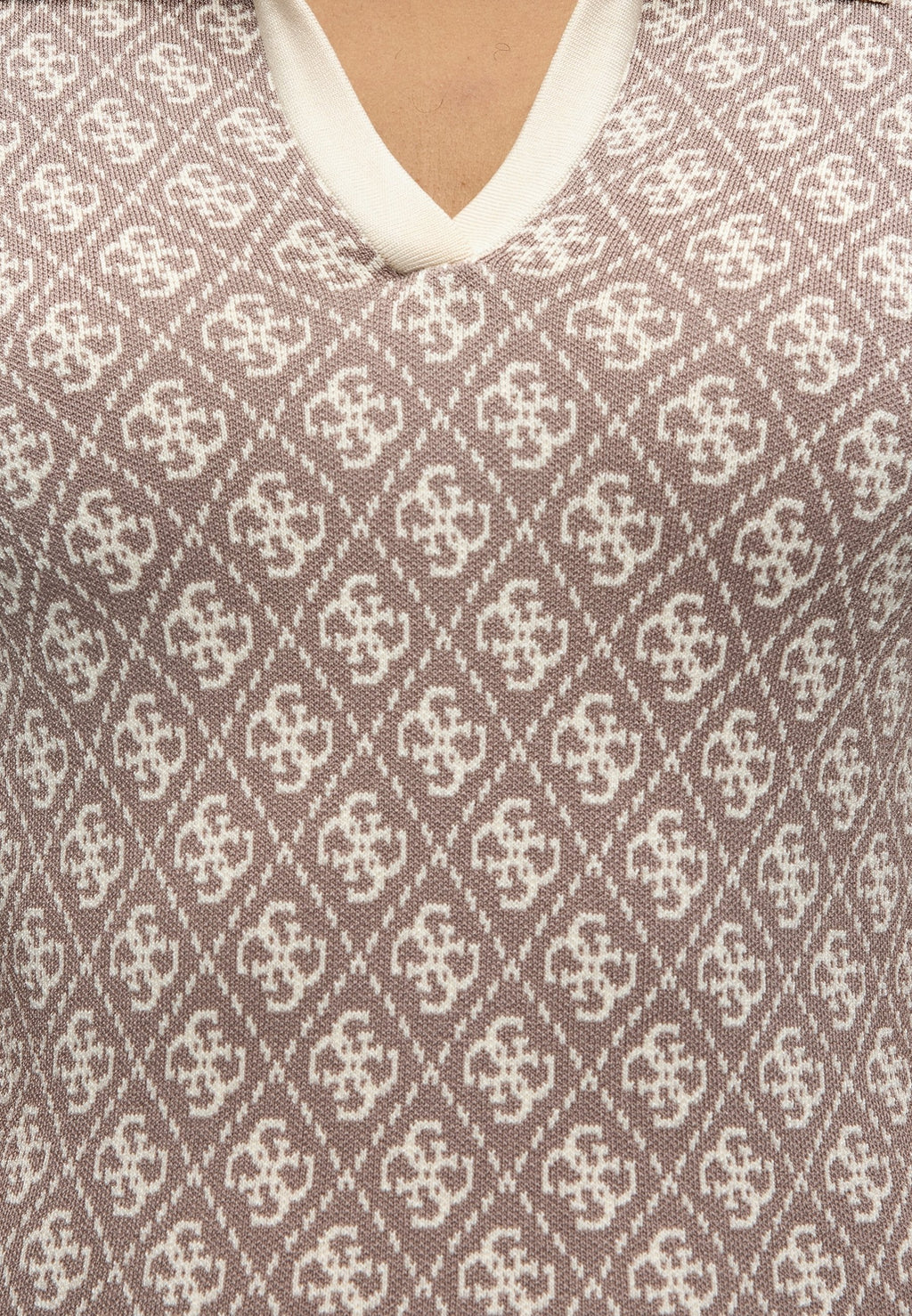 SS LISE 4G LOGO POLO STWR DRES - Jumper dress - pearl oyster and sil