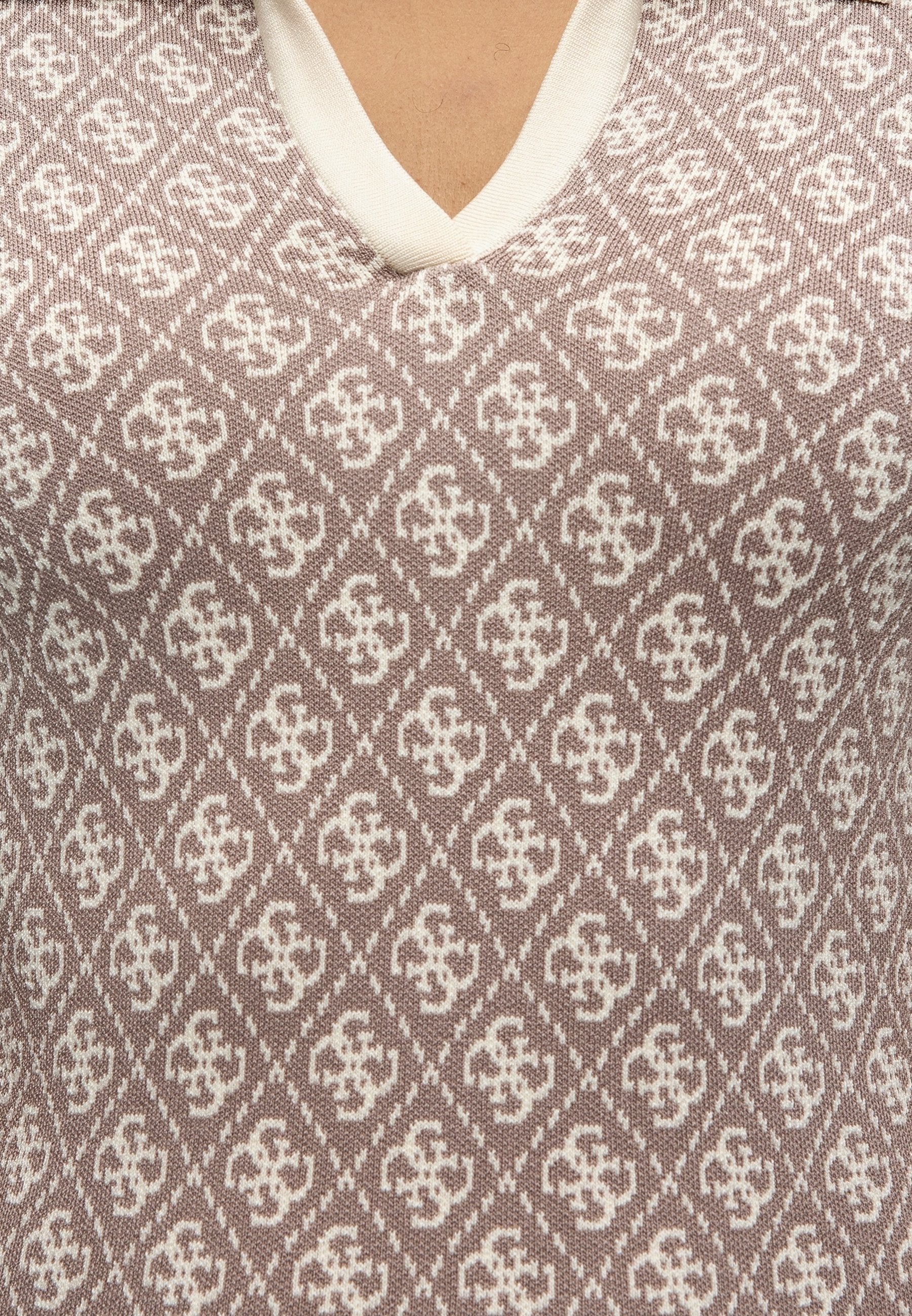 SS LISE 4G LOGO POLO STWR DRES - Jumper dress - pearl oyster and sil