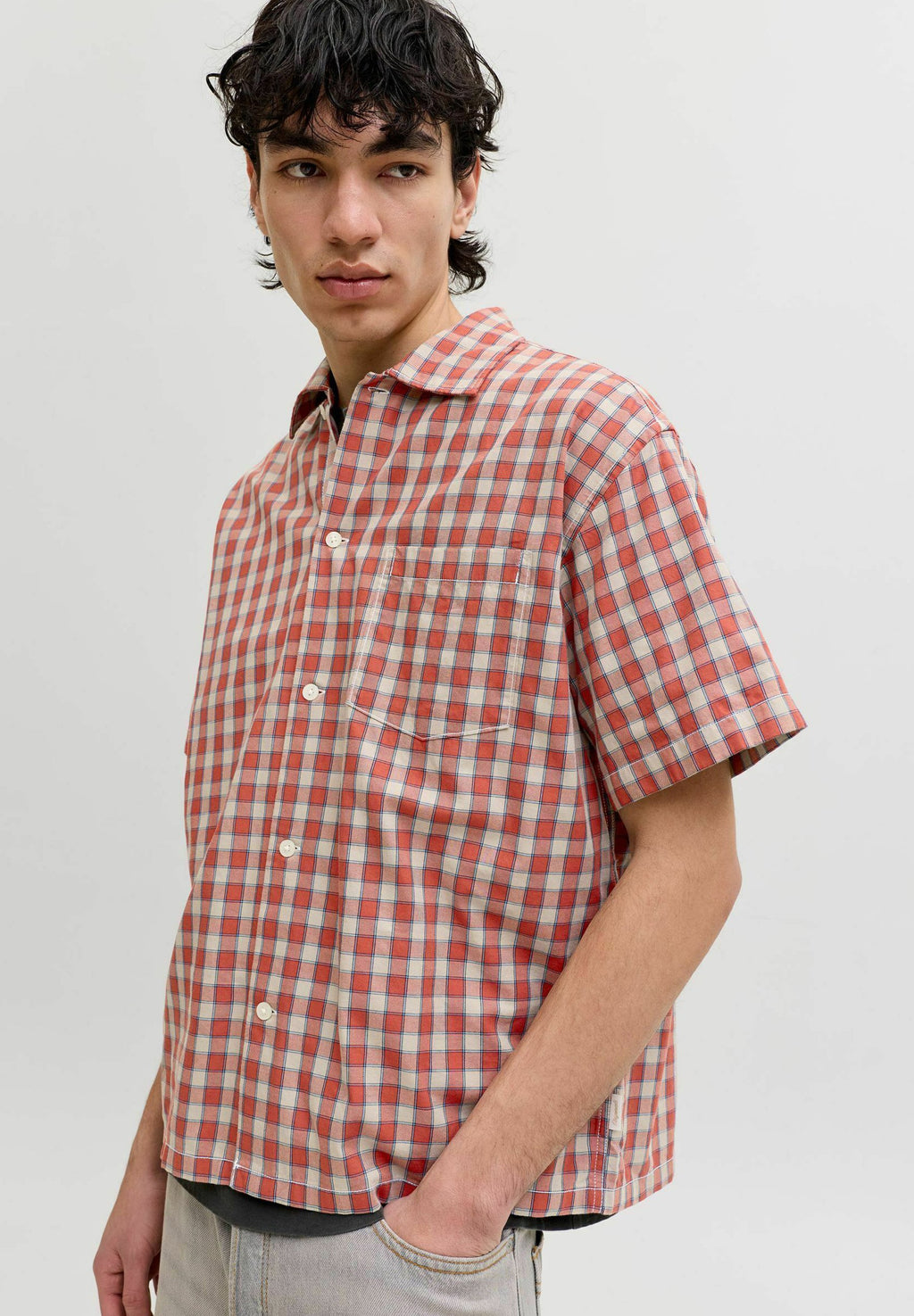 Shirt - barn red