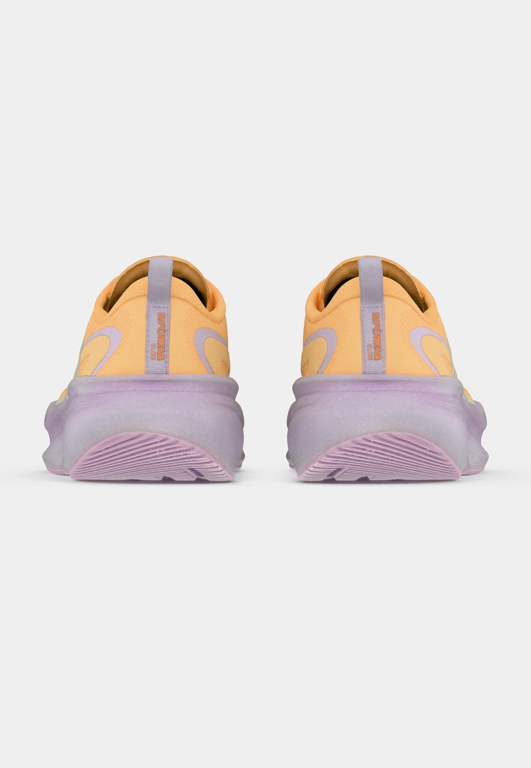 SUPERNOVA GLIDE - Road running shoes - ice tangerine/ice gold-coloured metallic/semi ice tangerine