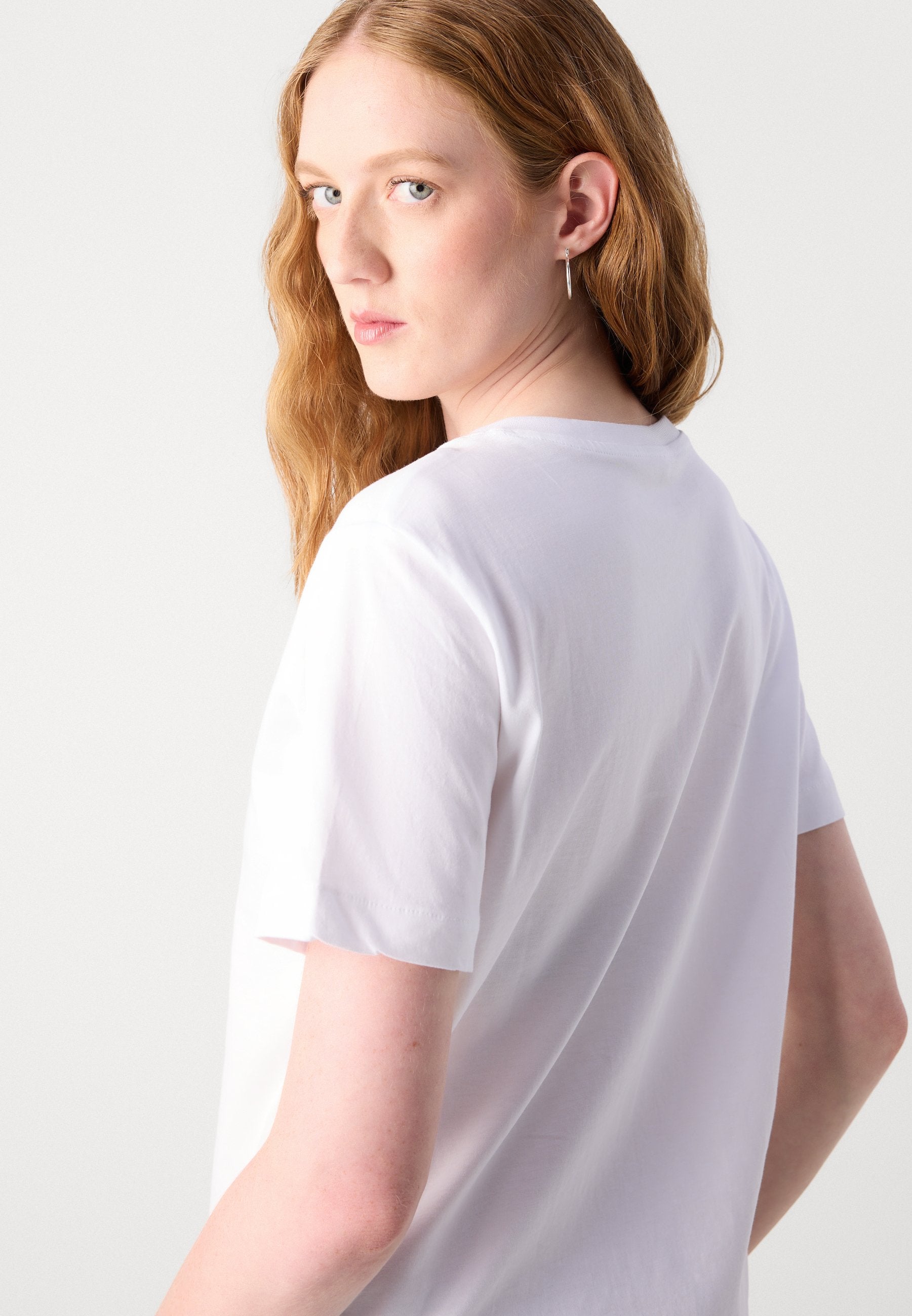 MONOLOGO TEE 2 PACK - Basic T-shirt - white / heroic grey heather