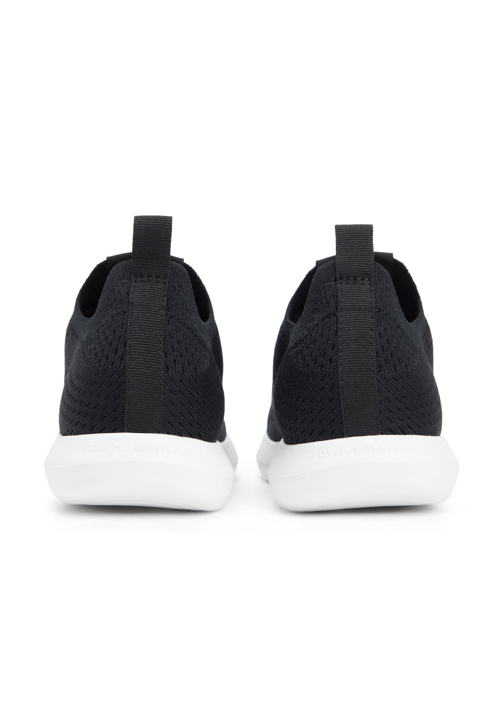 KNIT LIGHTWEIGHT MONO-SOCK SLIP-ON TRAINERS - Trainers - black
