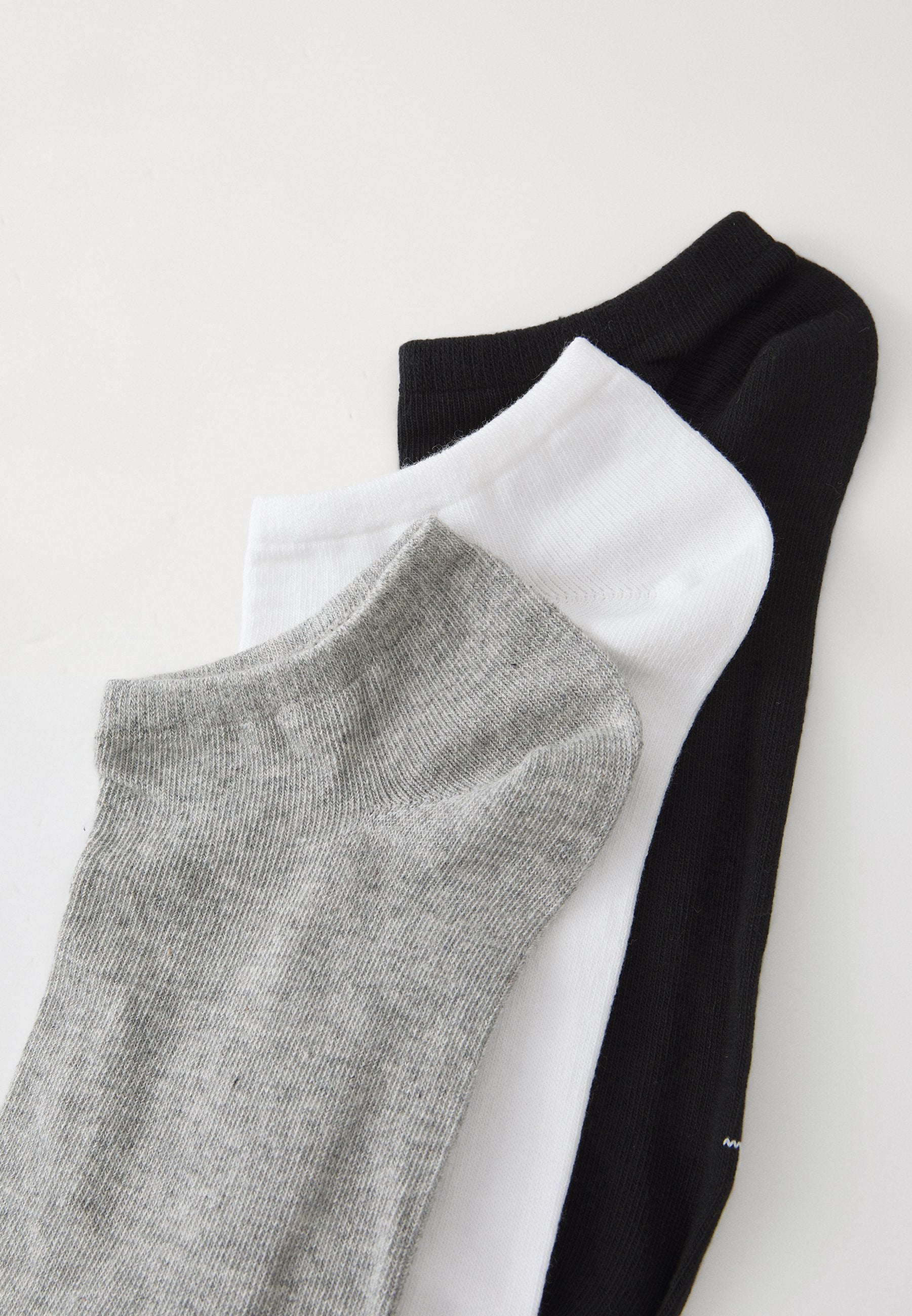 LINER SOCKS 3PACK UNISEX - Socks - white/medium grey heather/black
