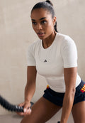 TECHFIT TRAINING T-SHIRT - Sports T-shirt - white