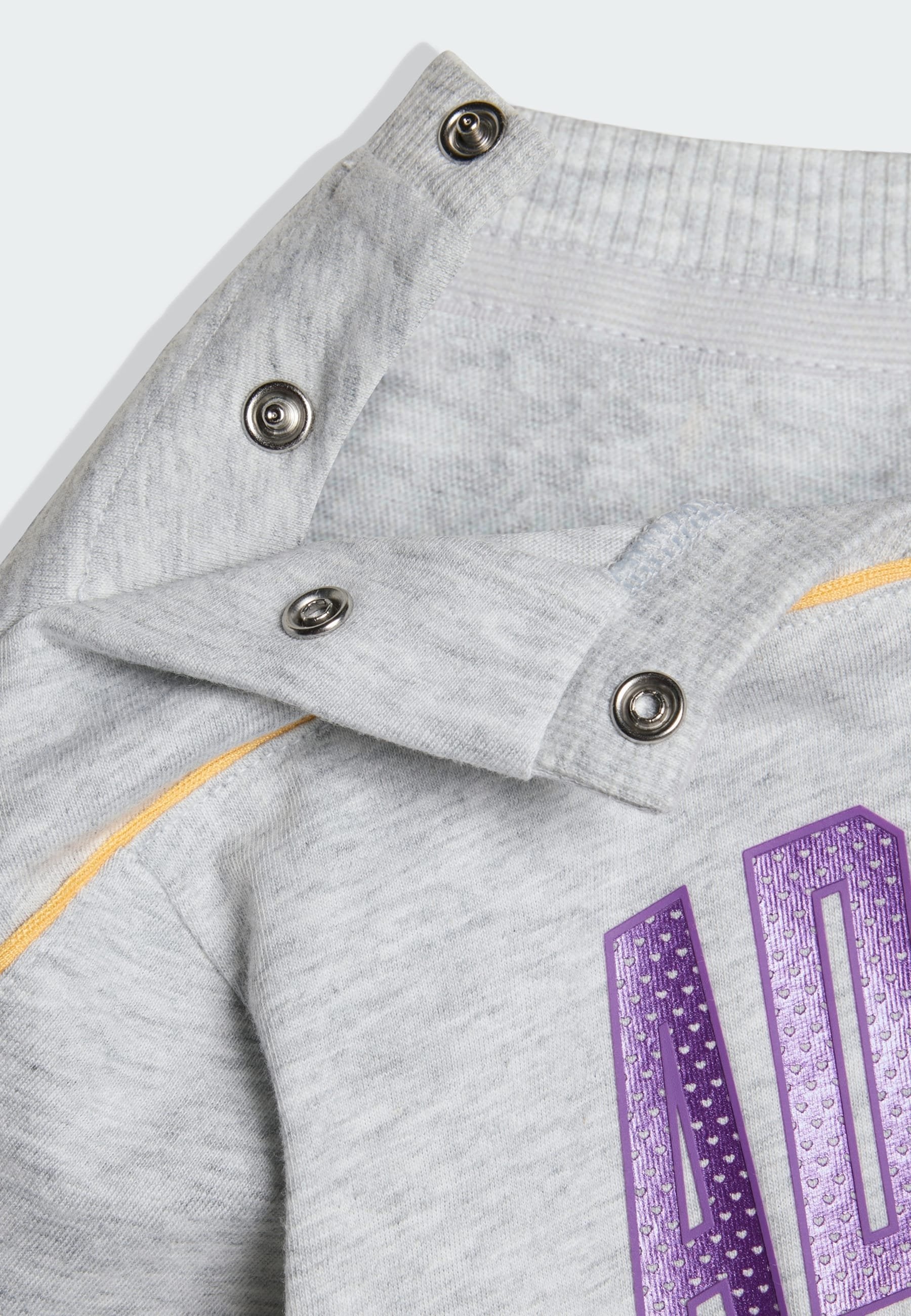 ENSEMBLE MINNIE MOUSE - Short de sport - gris clair chiné/orange pastel