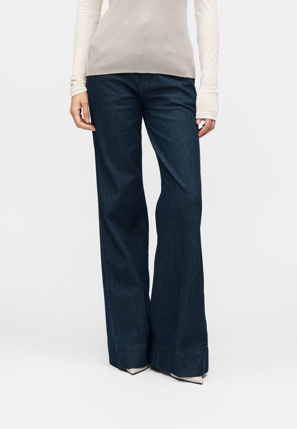 ROSALYA - Flared Jeans - dark blue