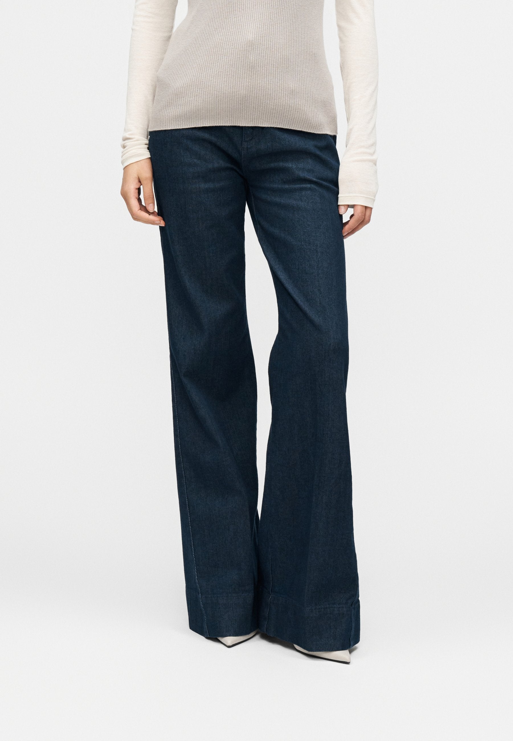ROSALYA - Flared Jeans - dark blue