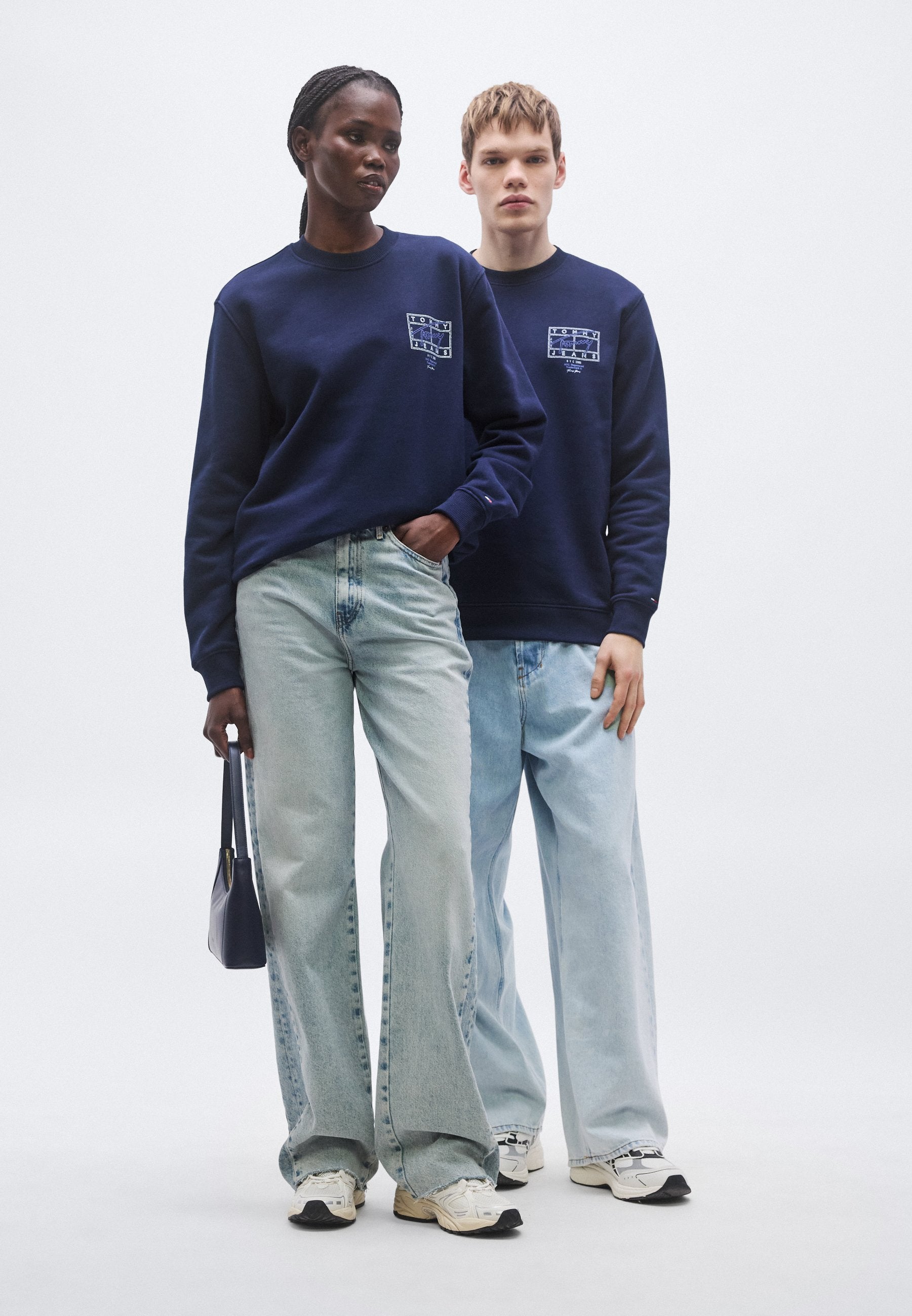 ENTRY DNA PLAY CREW UNISEX - Sweat-shirt - bleu marine nuit noire