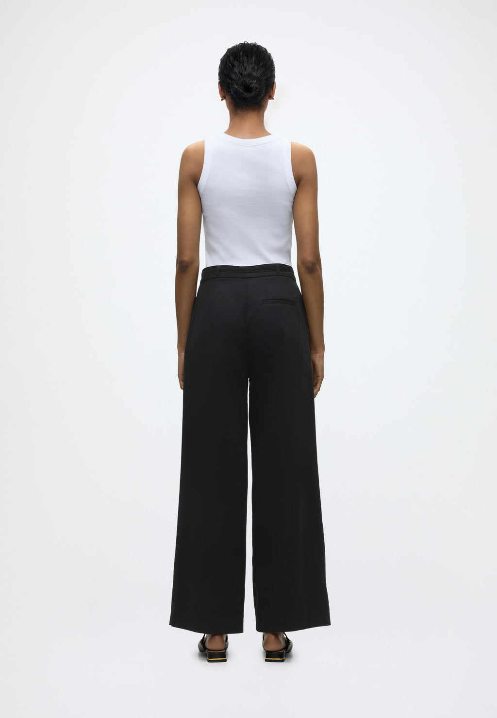 HENESA - Trousers - black