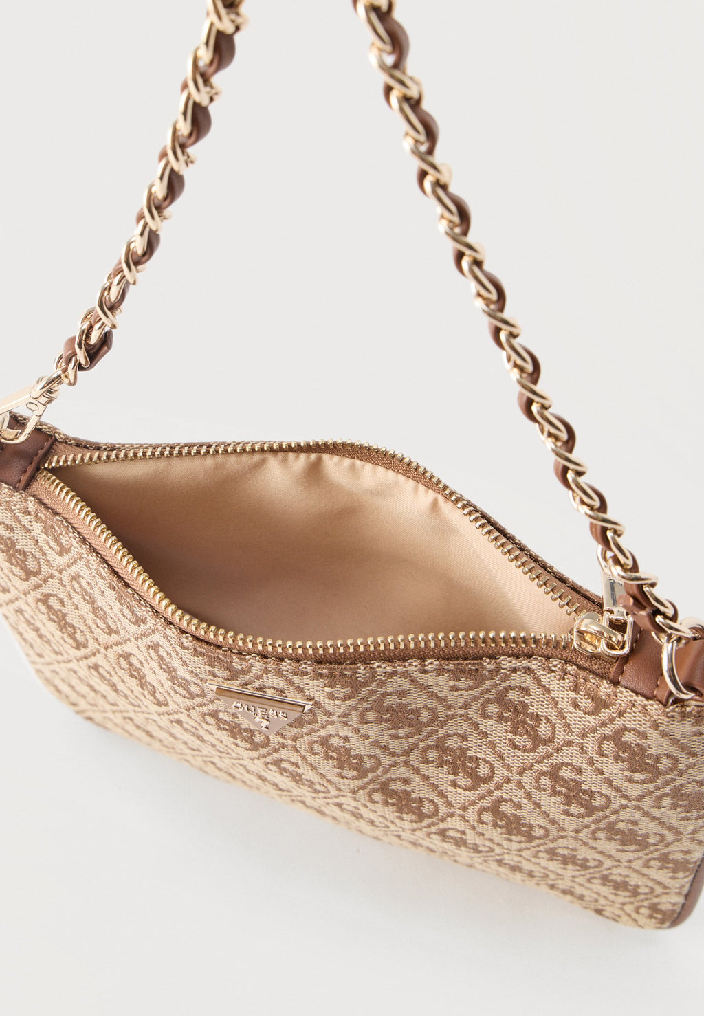FLAT POUCH - Handbag - latte