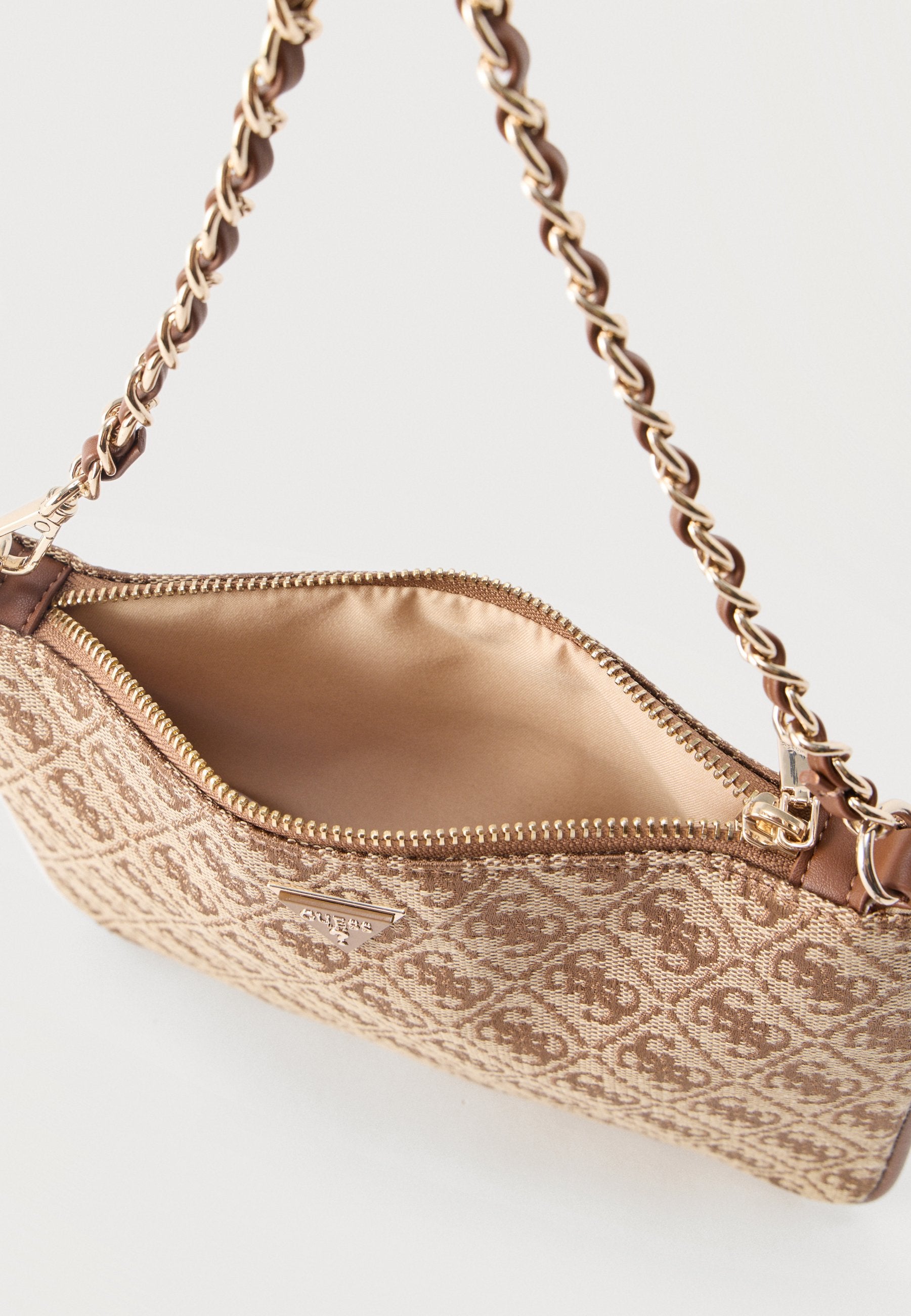 FLAT POUCH - Handbag - latte