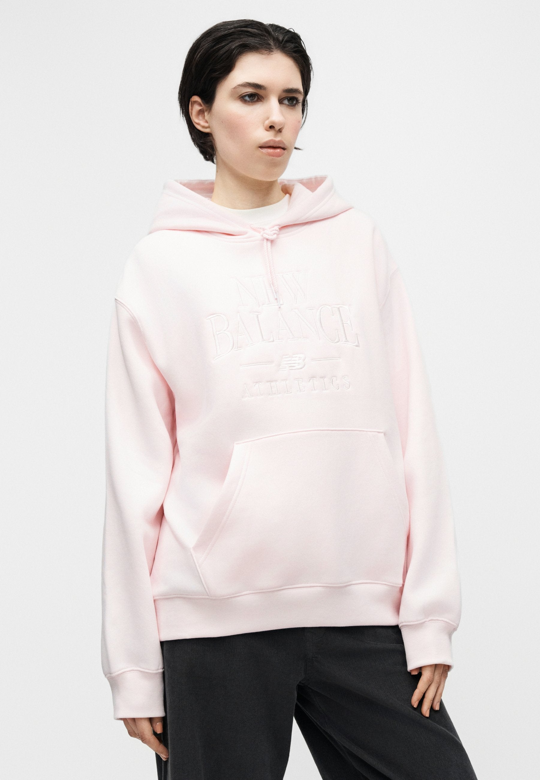 LINEAR HERITAGE HOODIE - Hoodie - pink salt