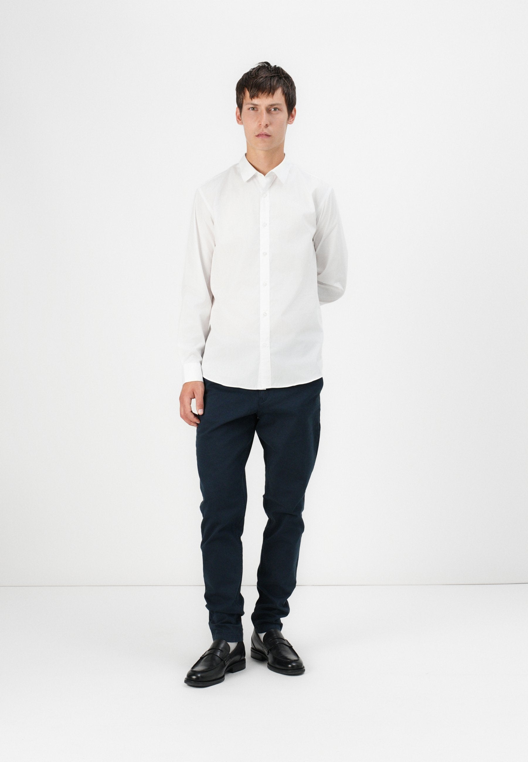 Slim Fit - Shirt - white