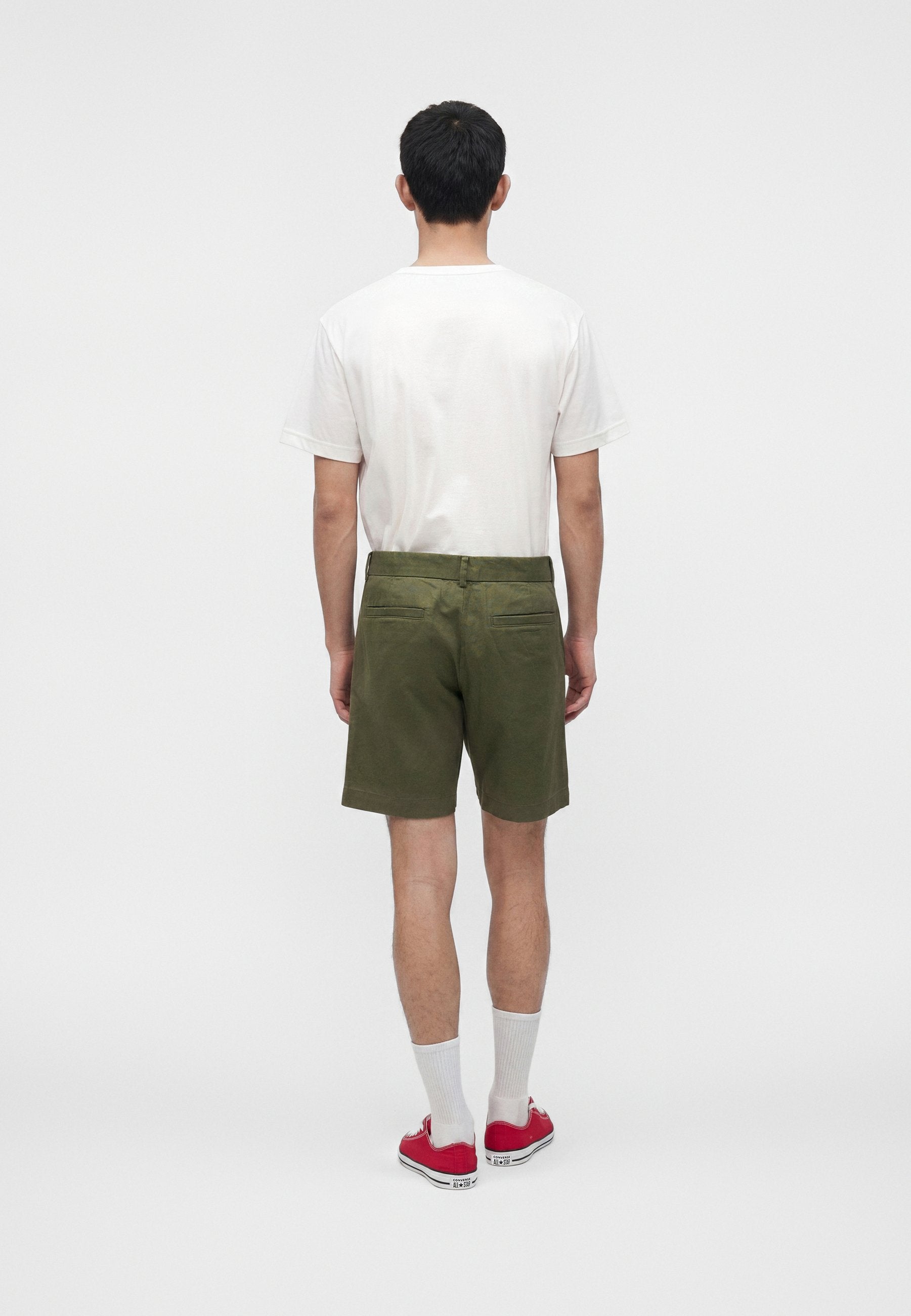 Shorts - tweed green